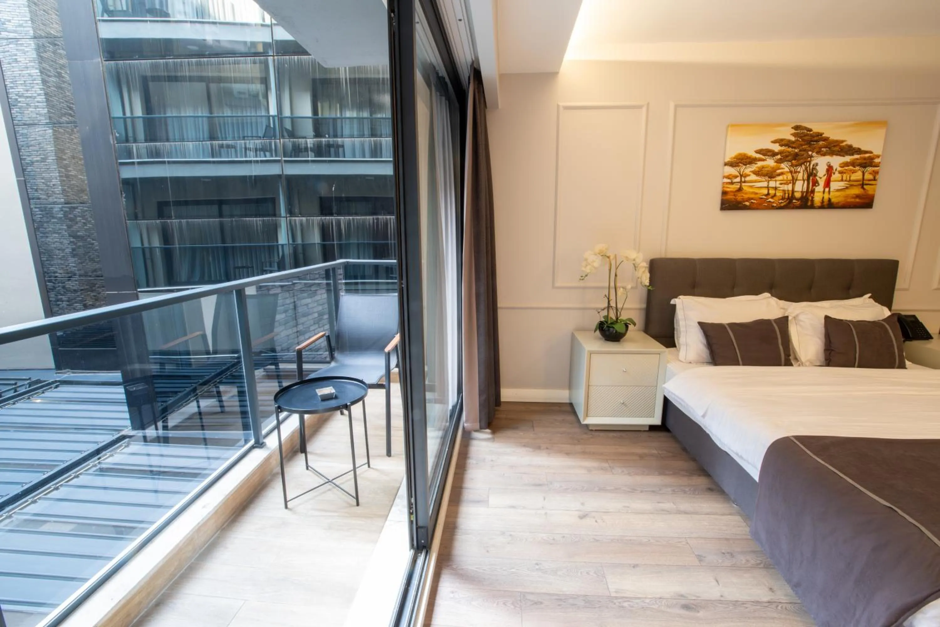 Bed in Myway Deluxe Hotel