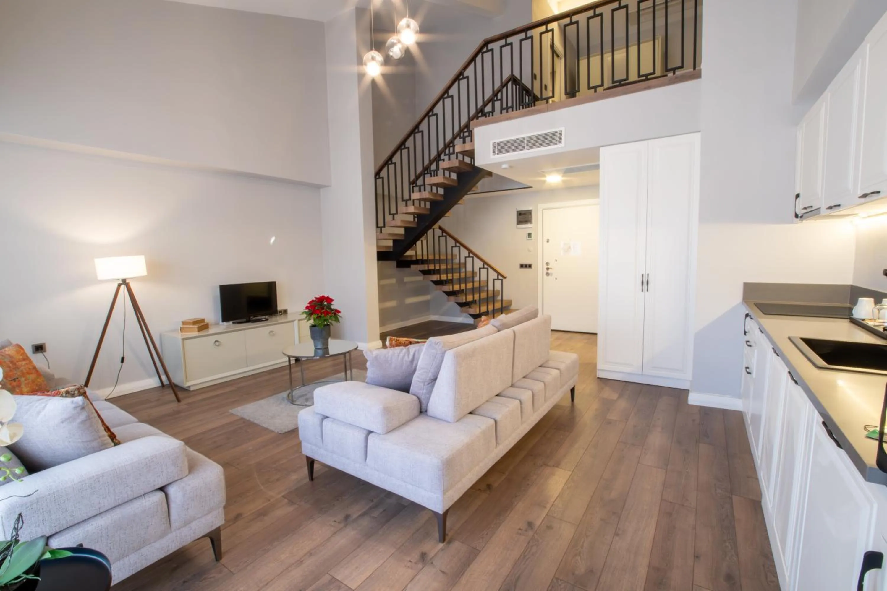 Seating area in Myway Deluxe Hotel