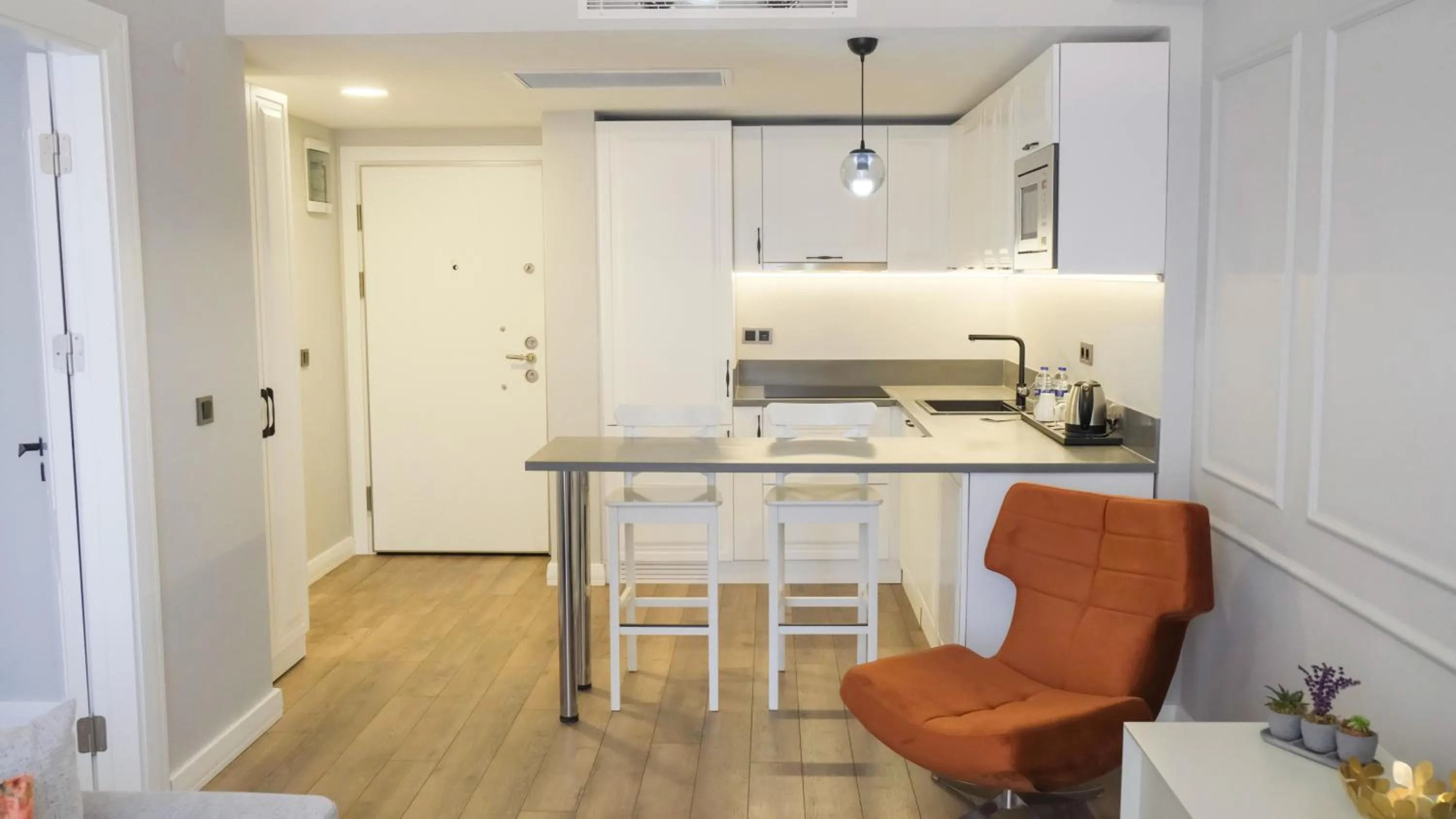 Kitchen or kitchenette in MYWAY DELUXE Alsancak