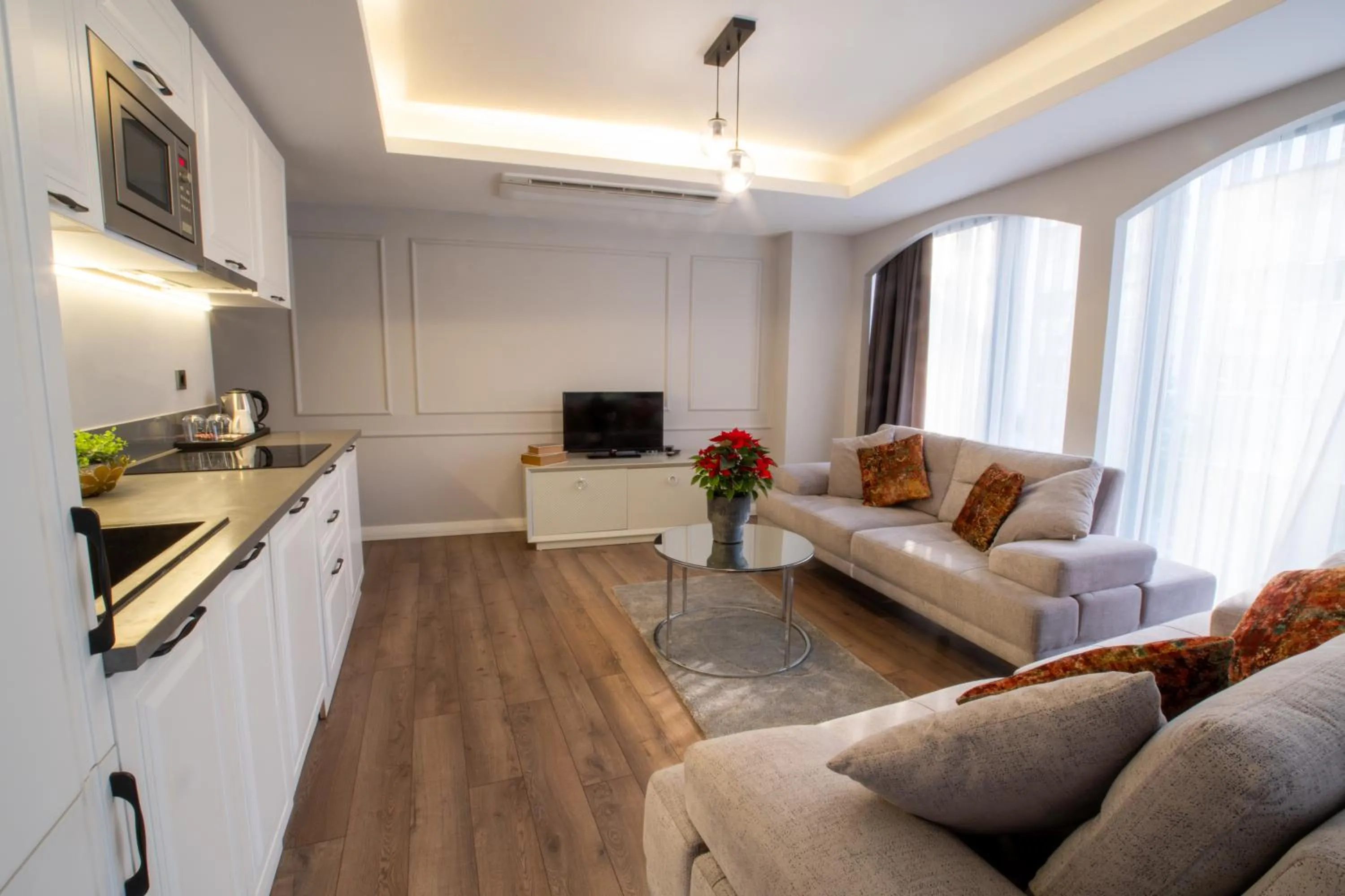 Seating area in Myway Deluxe Hotel