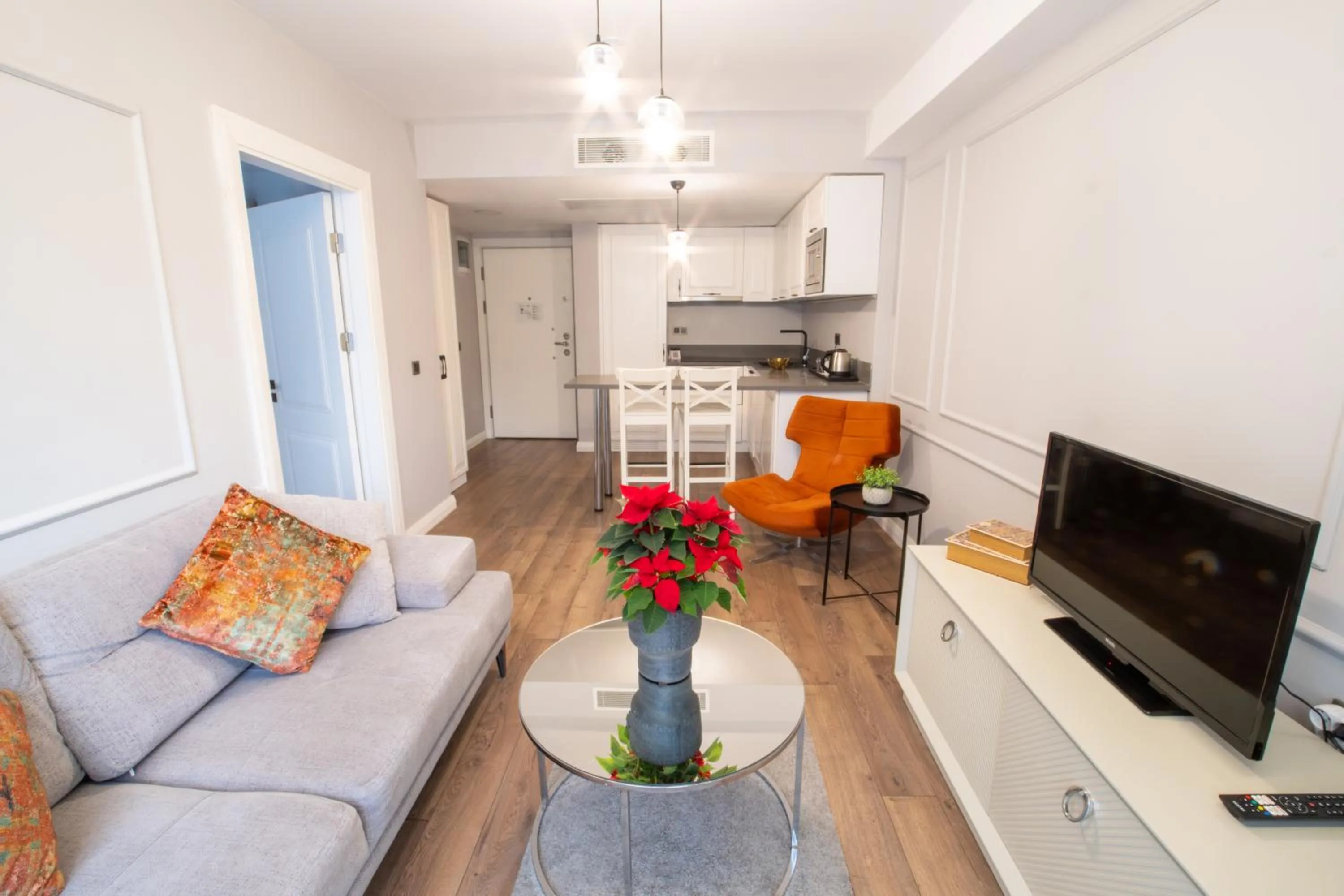 Seating area in Myway Deluxe Hotel