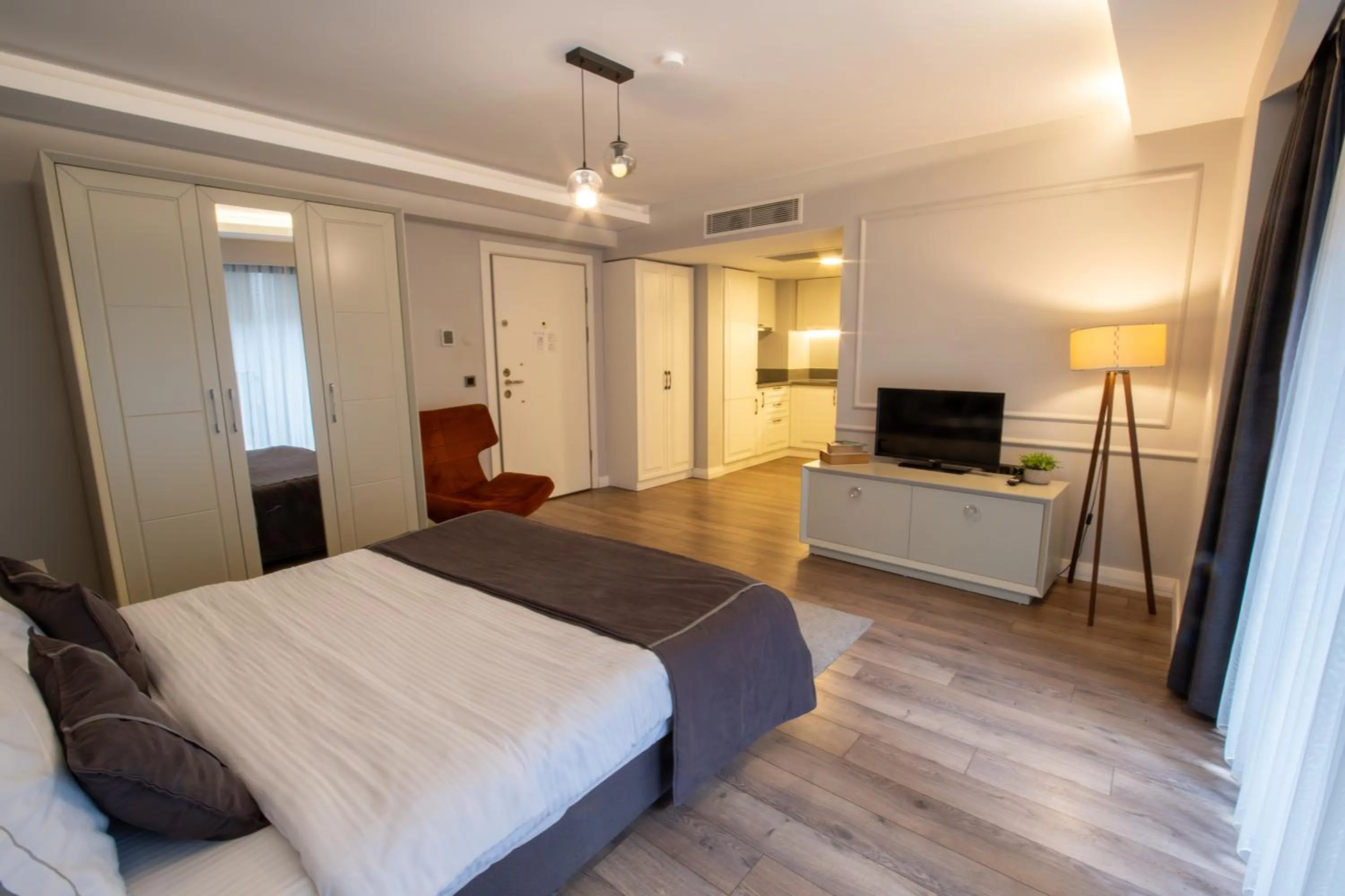 Bed in Myway Deluxe Hotel