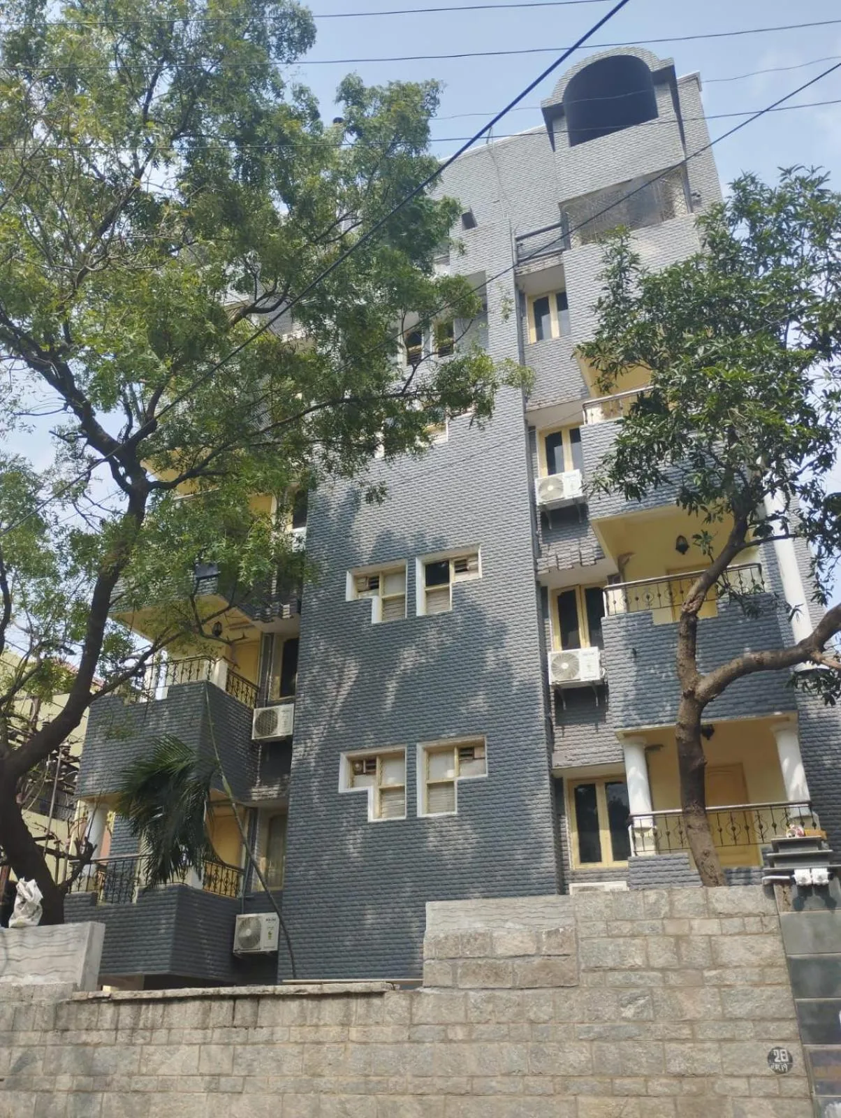 Facade/entrance in AR Residency T-Nagar