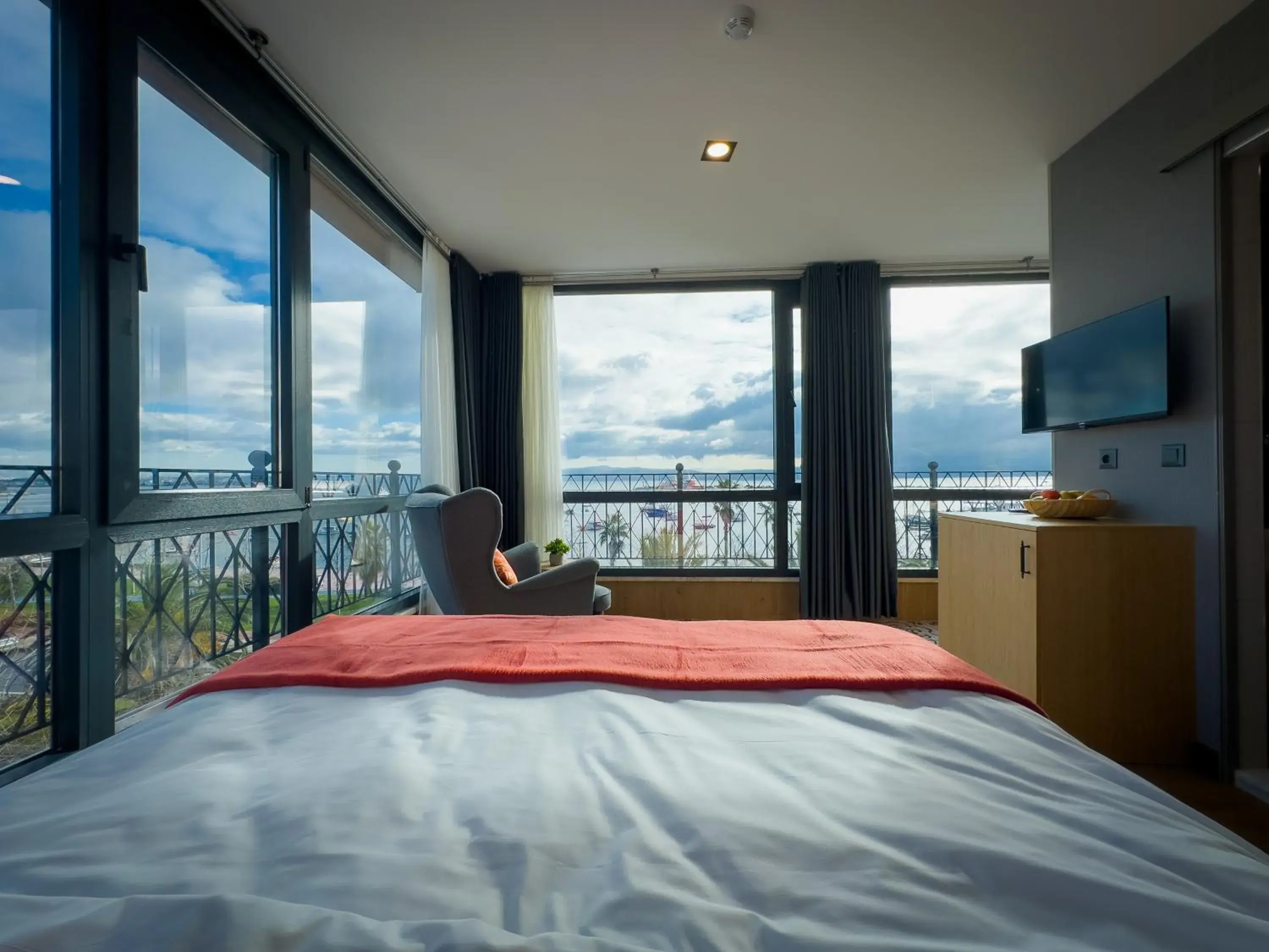 View (from property/room), Bed in Mihman Hotel View (from property/room), Bed in Mihman Hotel