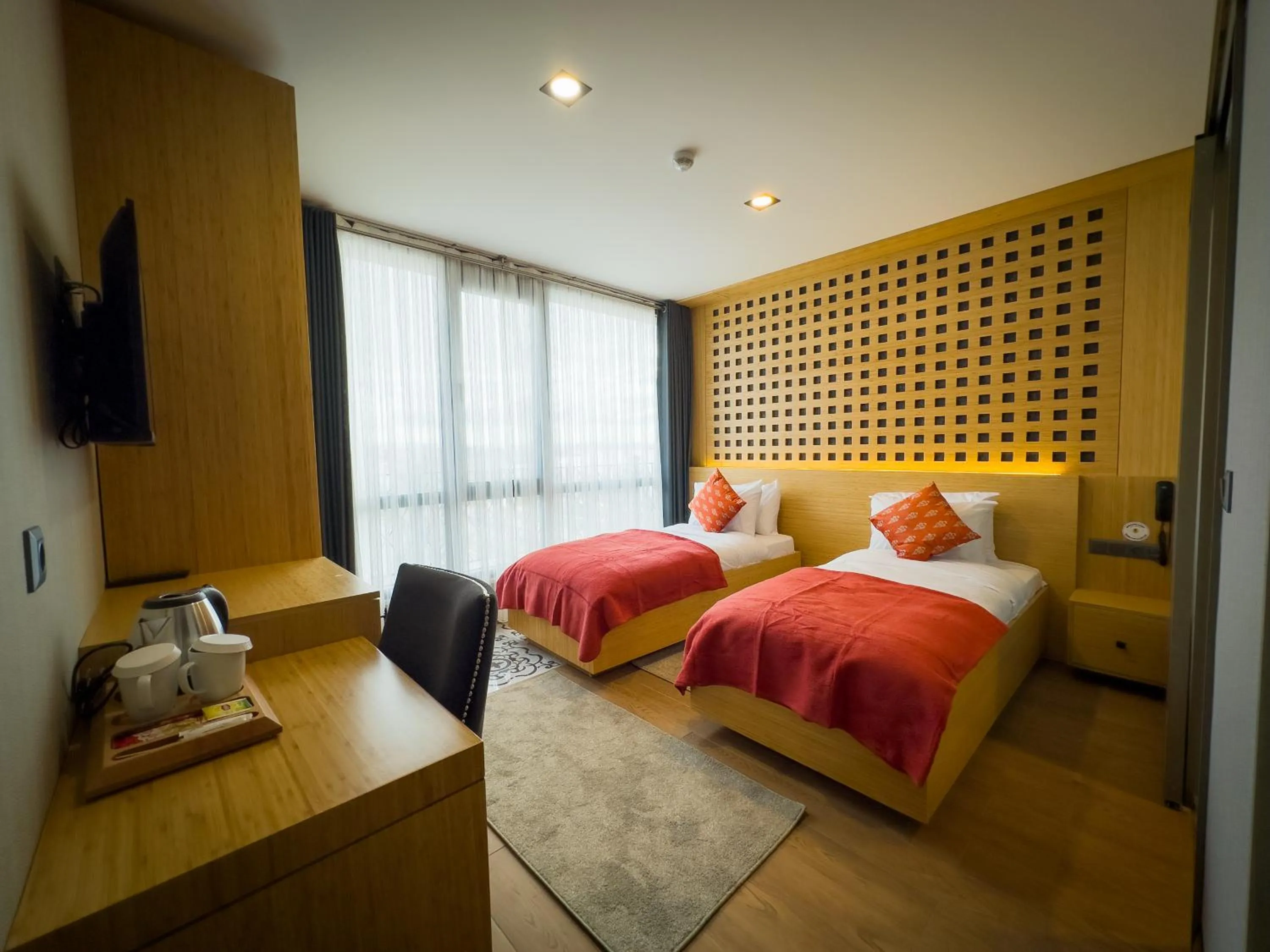 Photo of the whole room, Bed in Mihman Hotel