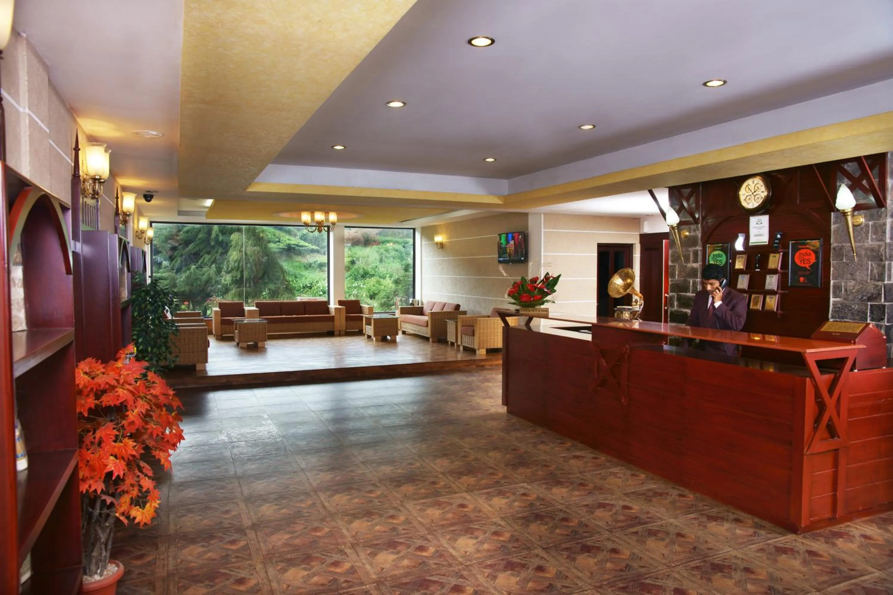 Lobby or reception in Hotel C7 Munnar