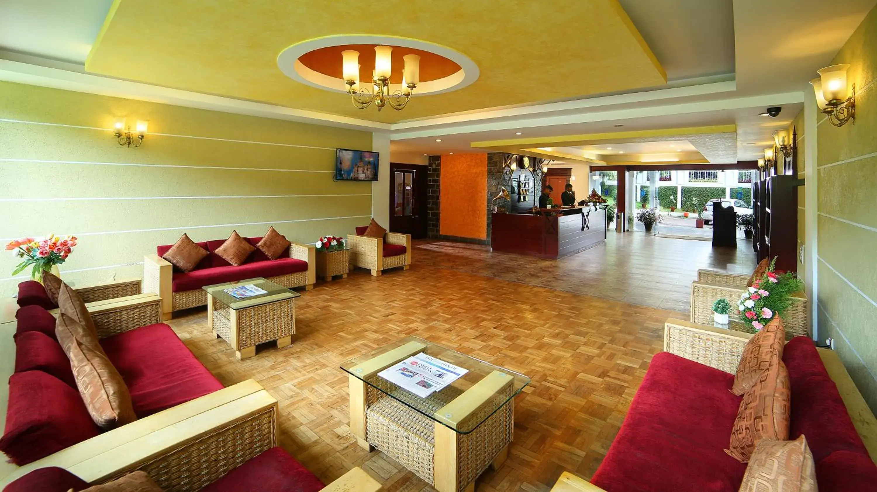 Lobby or reception in Hotel C7 Munnar Lobby or reception in Hotel C7 Munnar