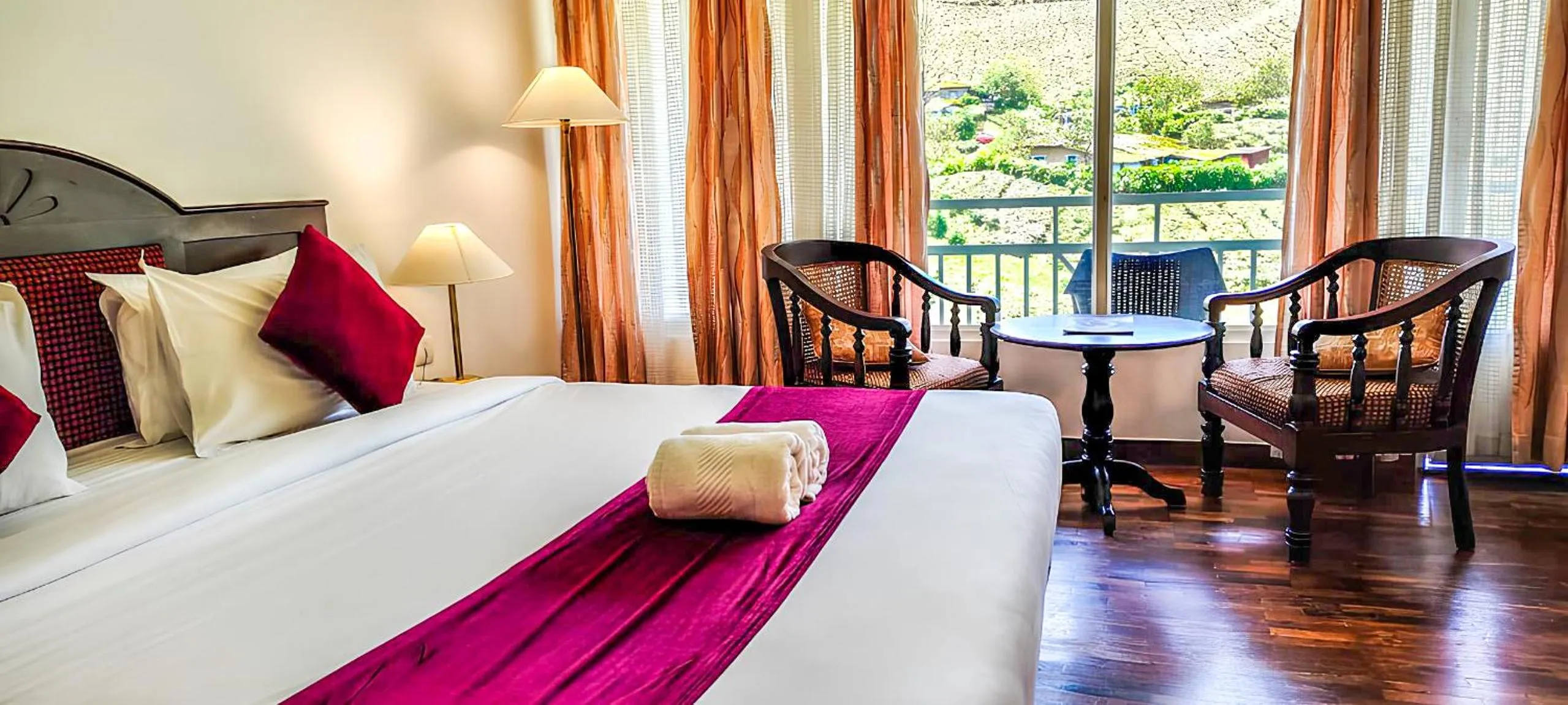 View (from property/room), Bed in Hotel C7 Munnar