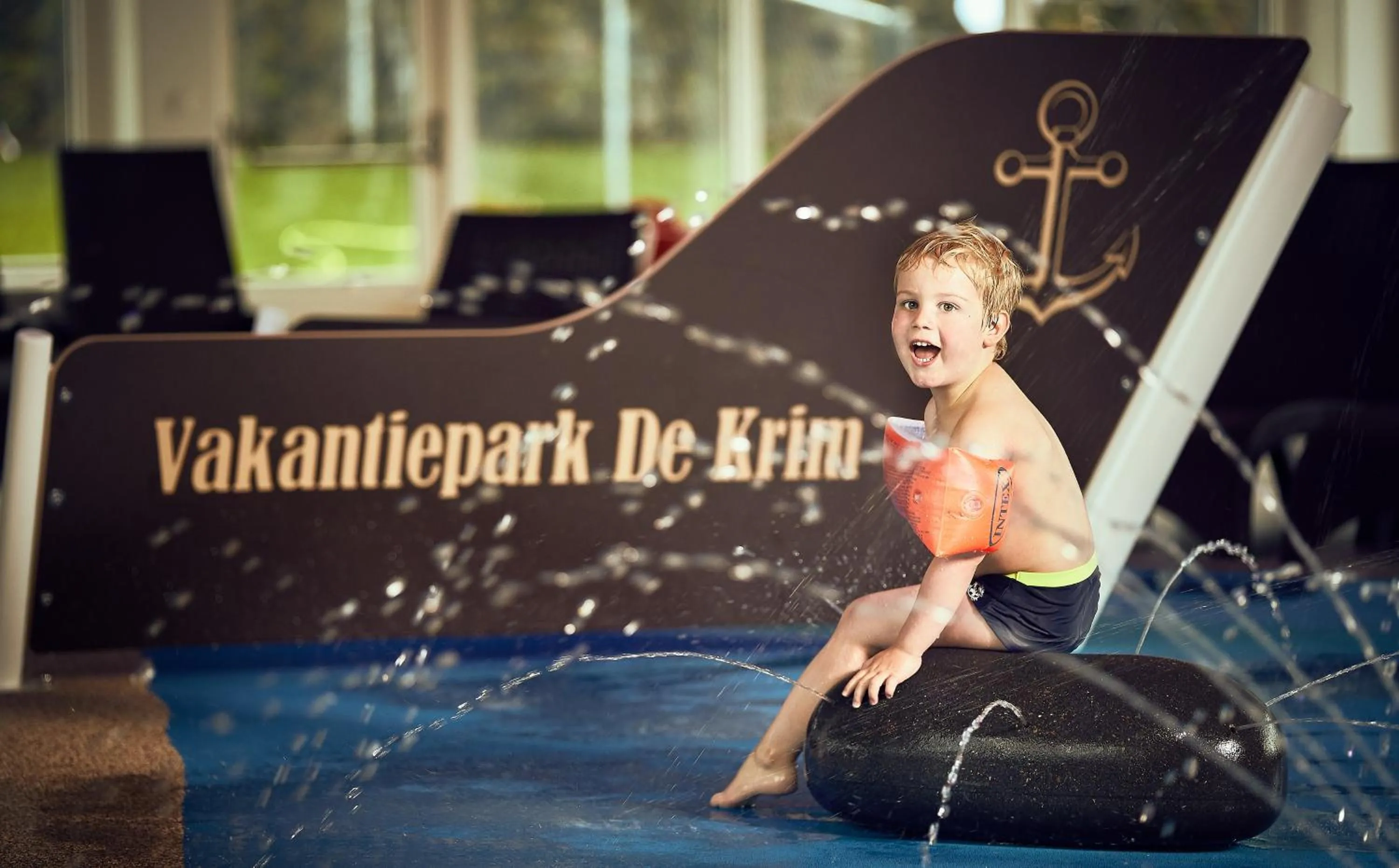 Aqua park in Vakantiepark De Krim Texel