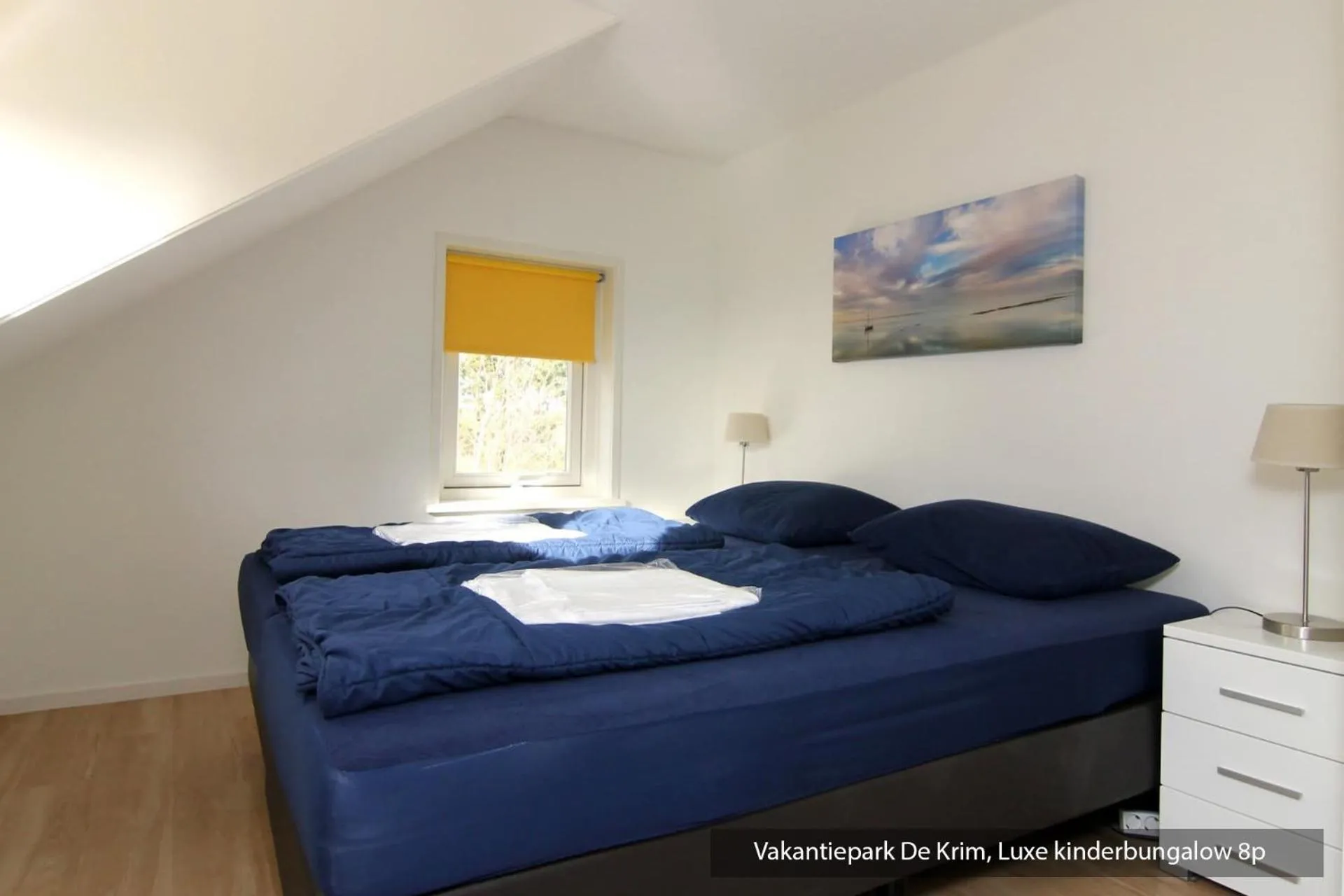 Bedroom, Bed in Vakantiepark De Krim Texel