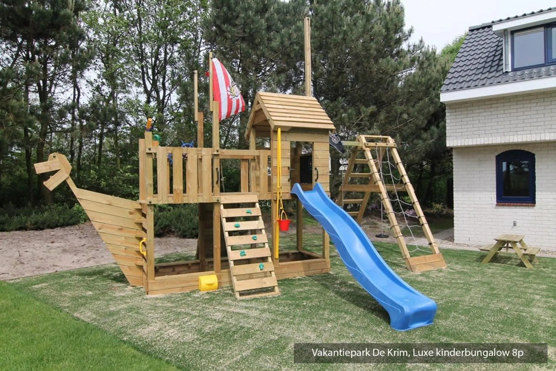 Children play ground in Vakantiepark De Krim Texel