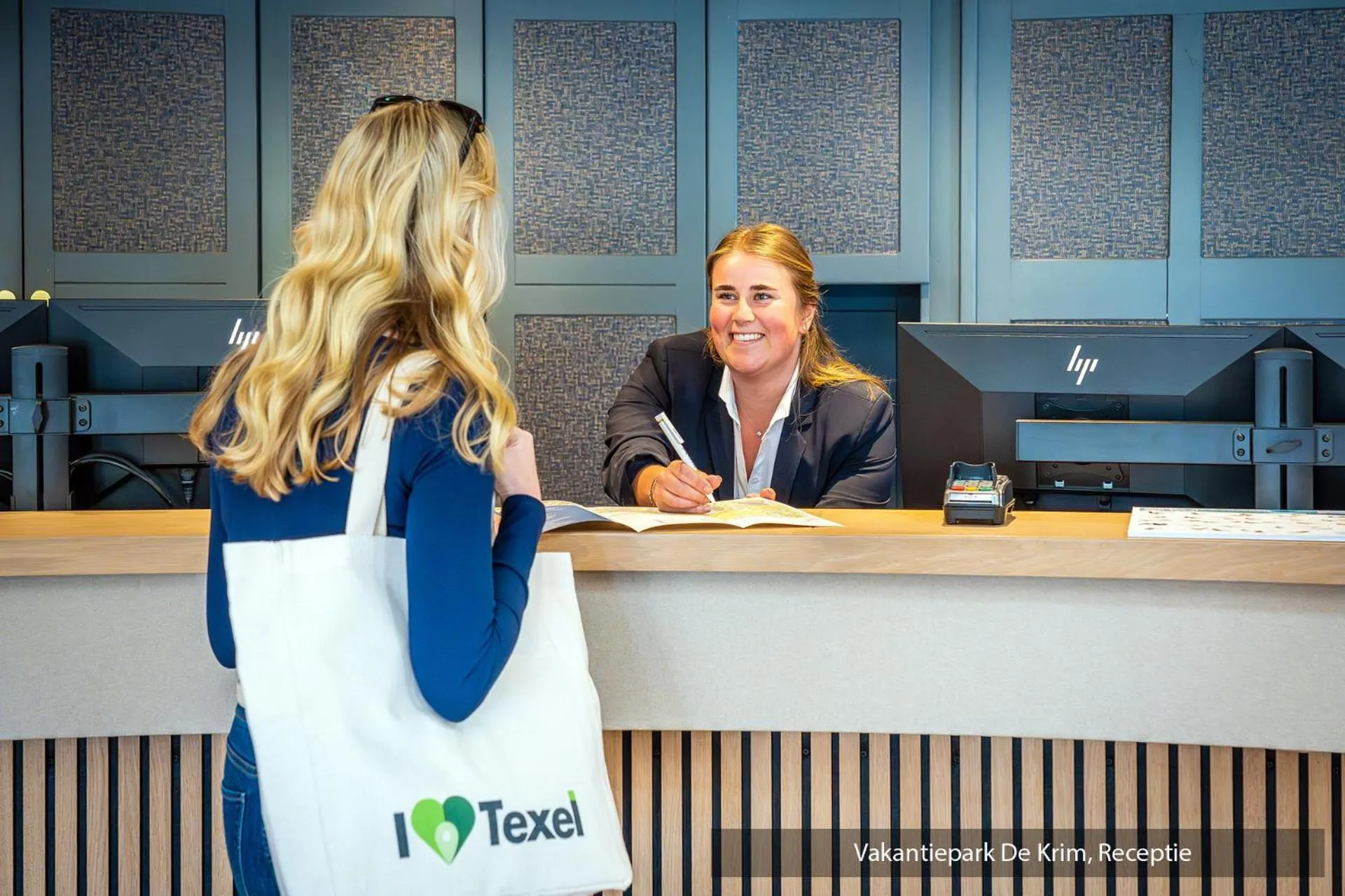Lobby or reception in Vakantiepark De Krim Texel
