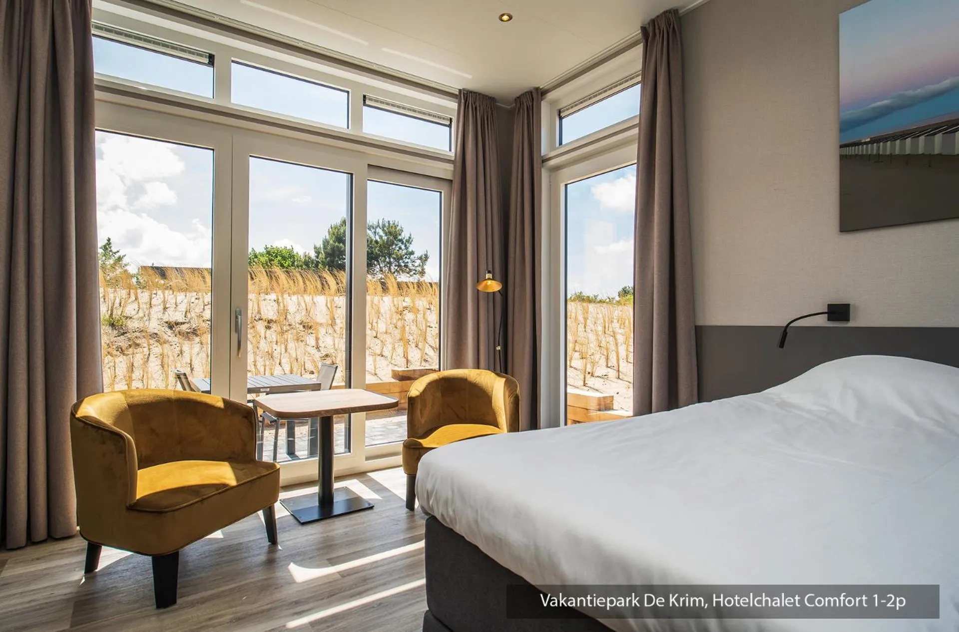 Bed in Vakantiepark De Krim Texel