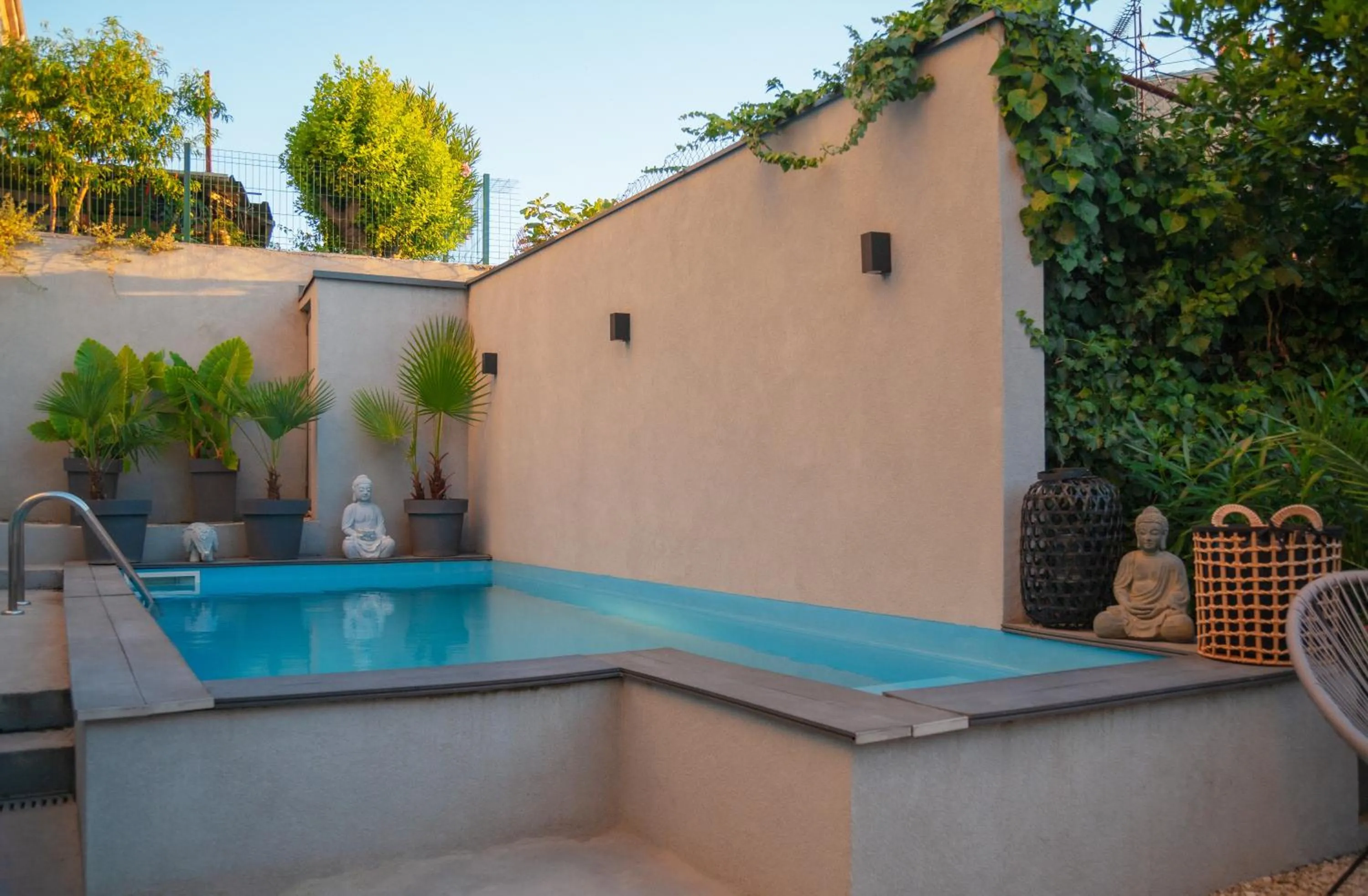 Pool view in Captain Emo City Apartments