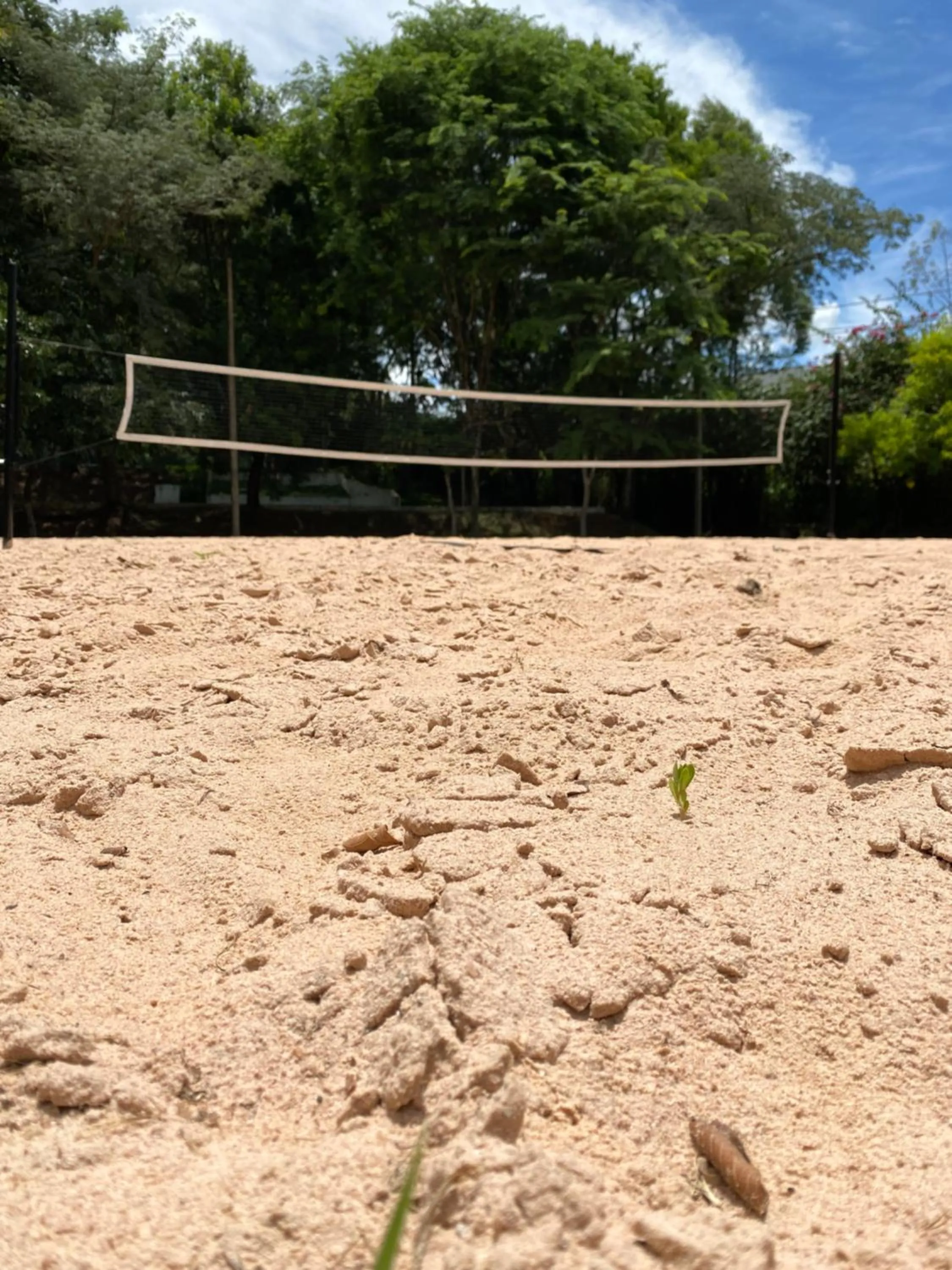 Tennis court in Hotel Fazenda Pirâmides