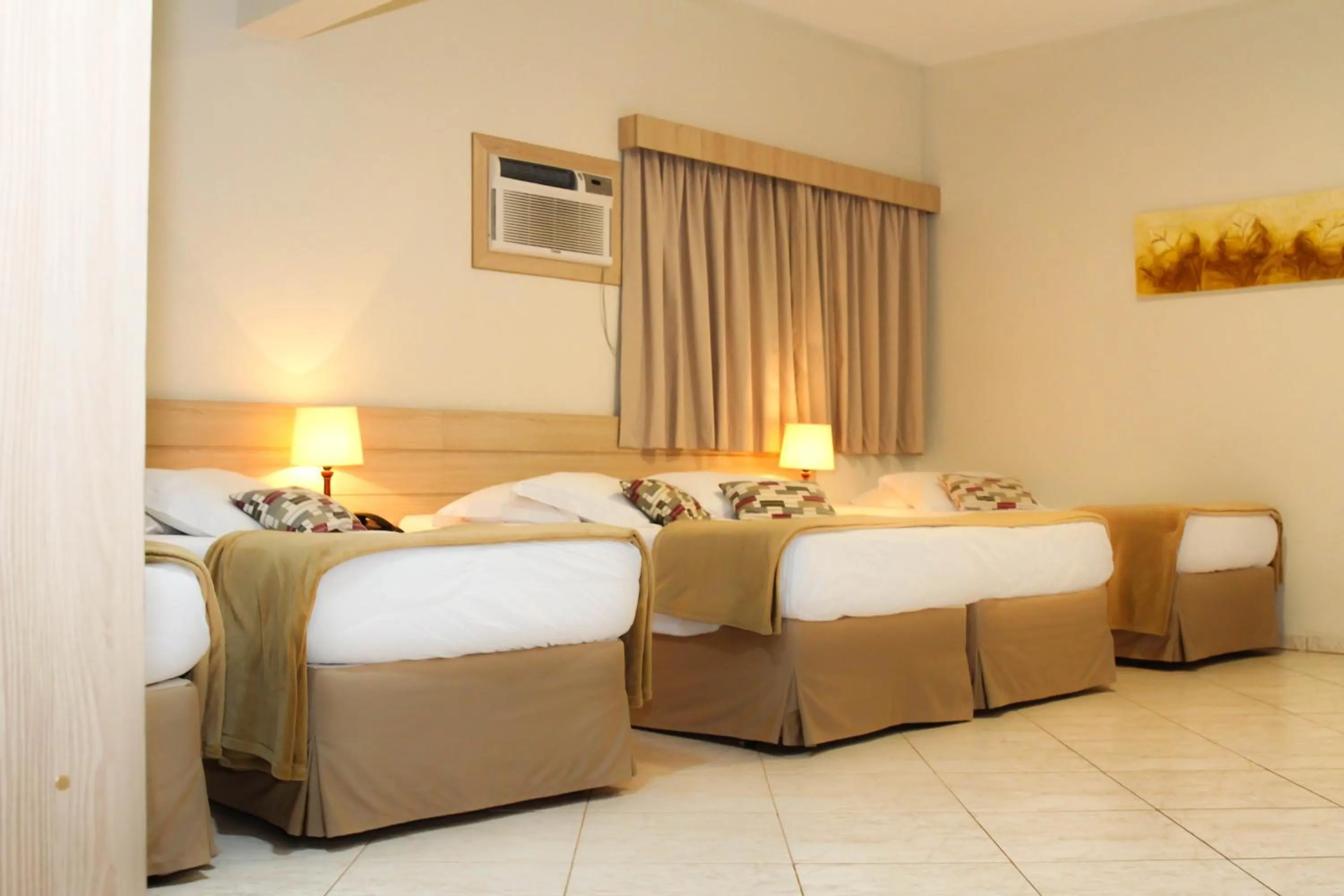 Bed in Hotel Fazenda Pirâmides