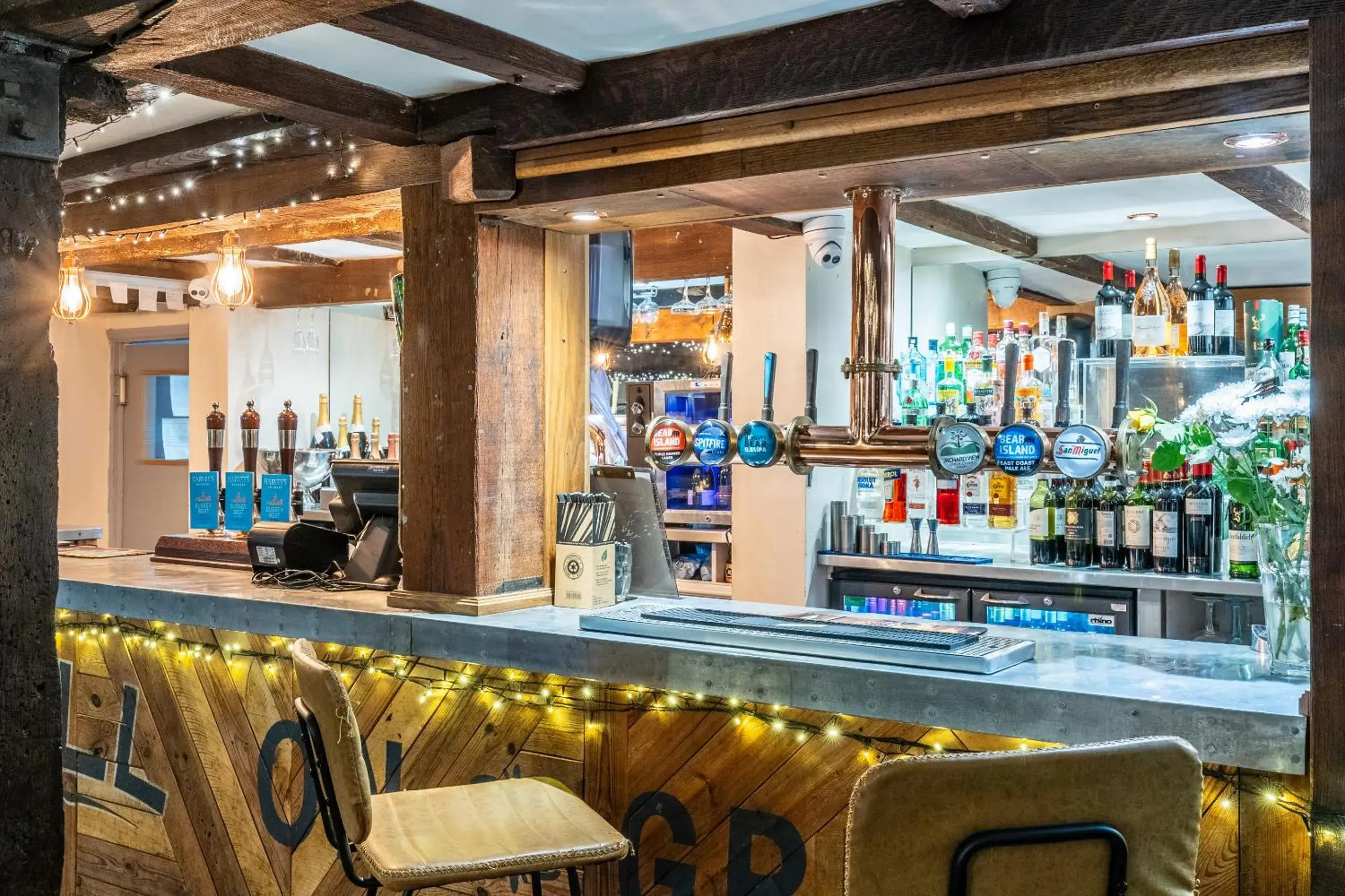 Lounge or bar in The Bull on the Green Lounge or bar in The Bull on the Green