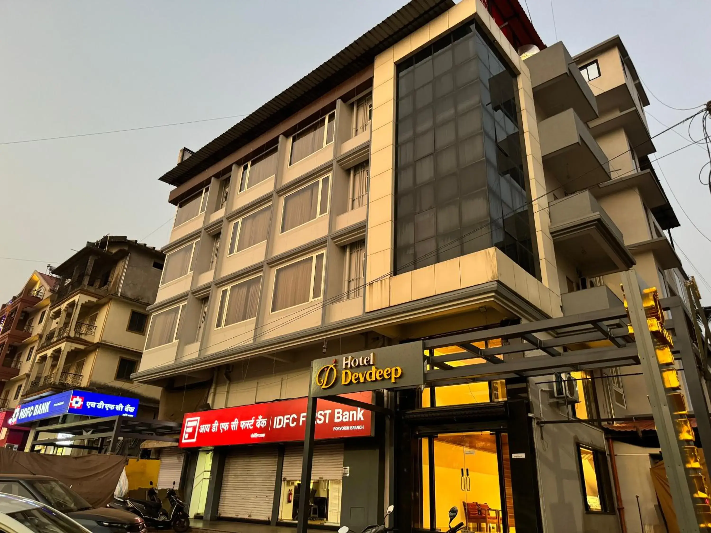 Property building in Hotel Devdeep Porvorim Property building in Hotel Devdeep Porvorim