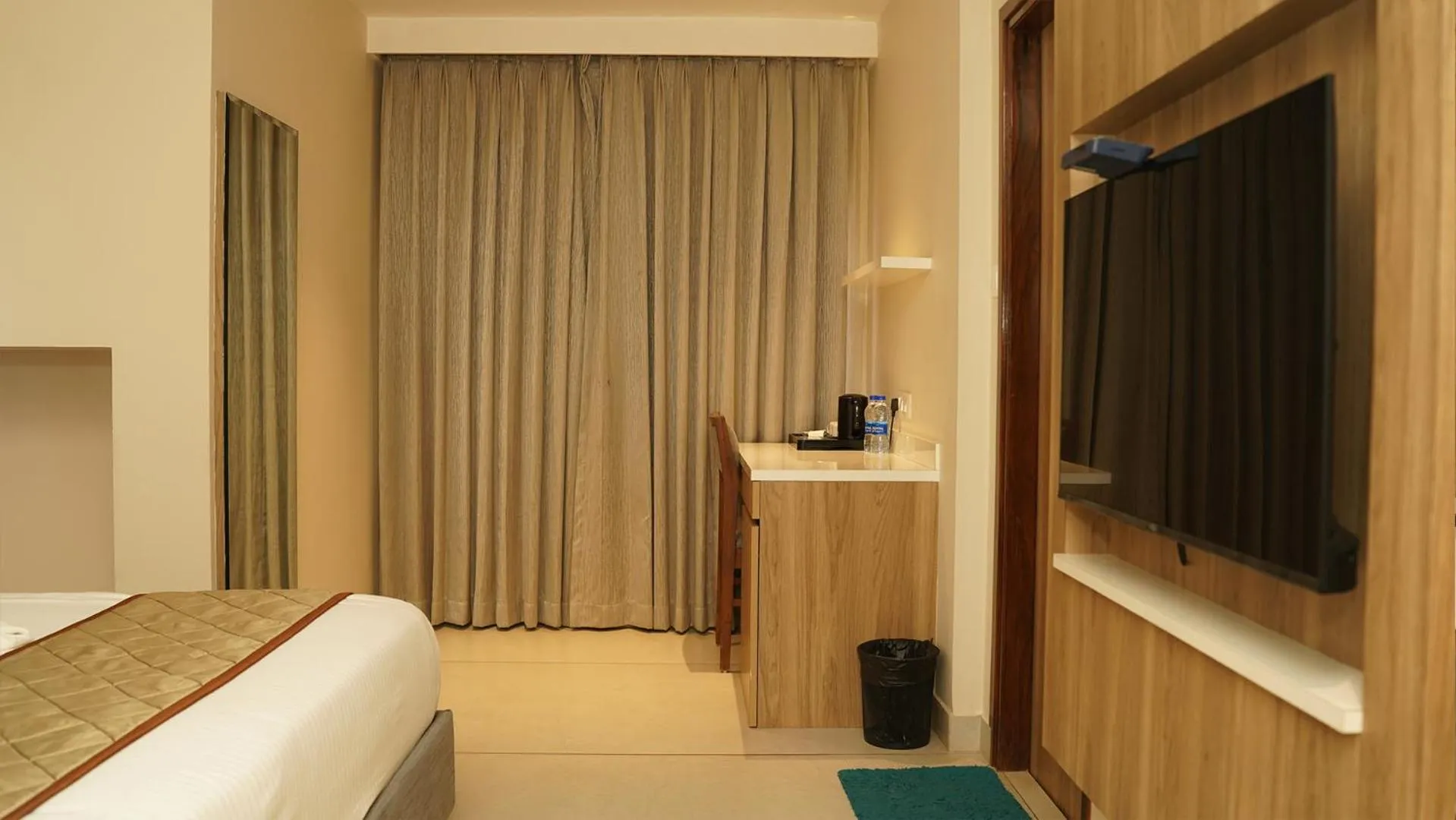 Bed in Hotel Devdeep Porvorim