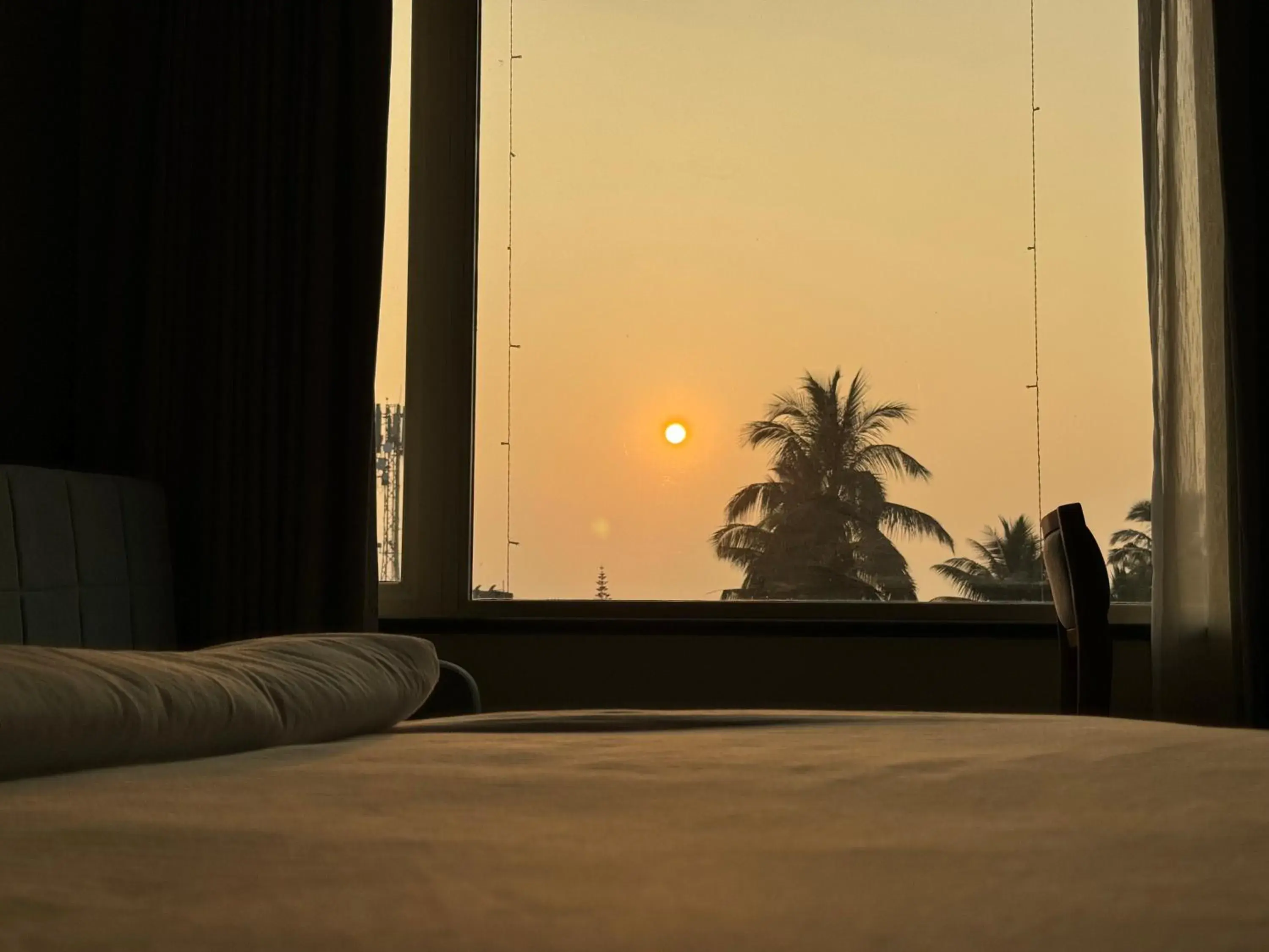 Bed in Hotel Devdeep Porvorim Bed in Hotel Devdeep Porvorim