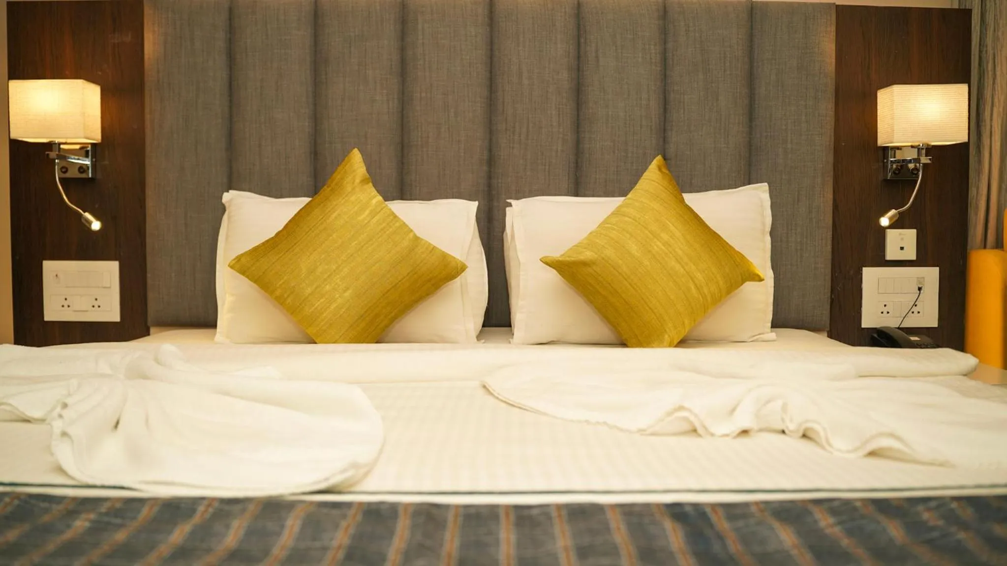 Bed in Hotel Devdeep Porvorim