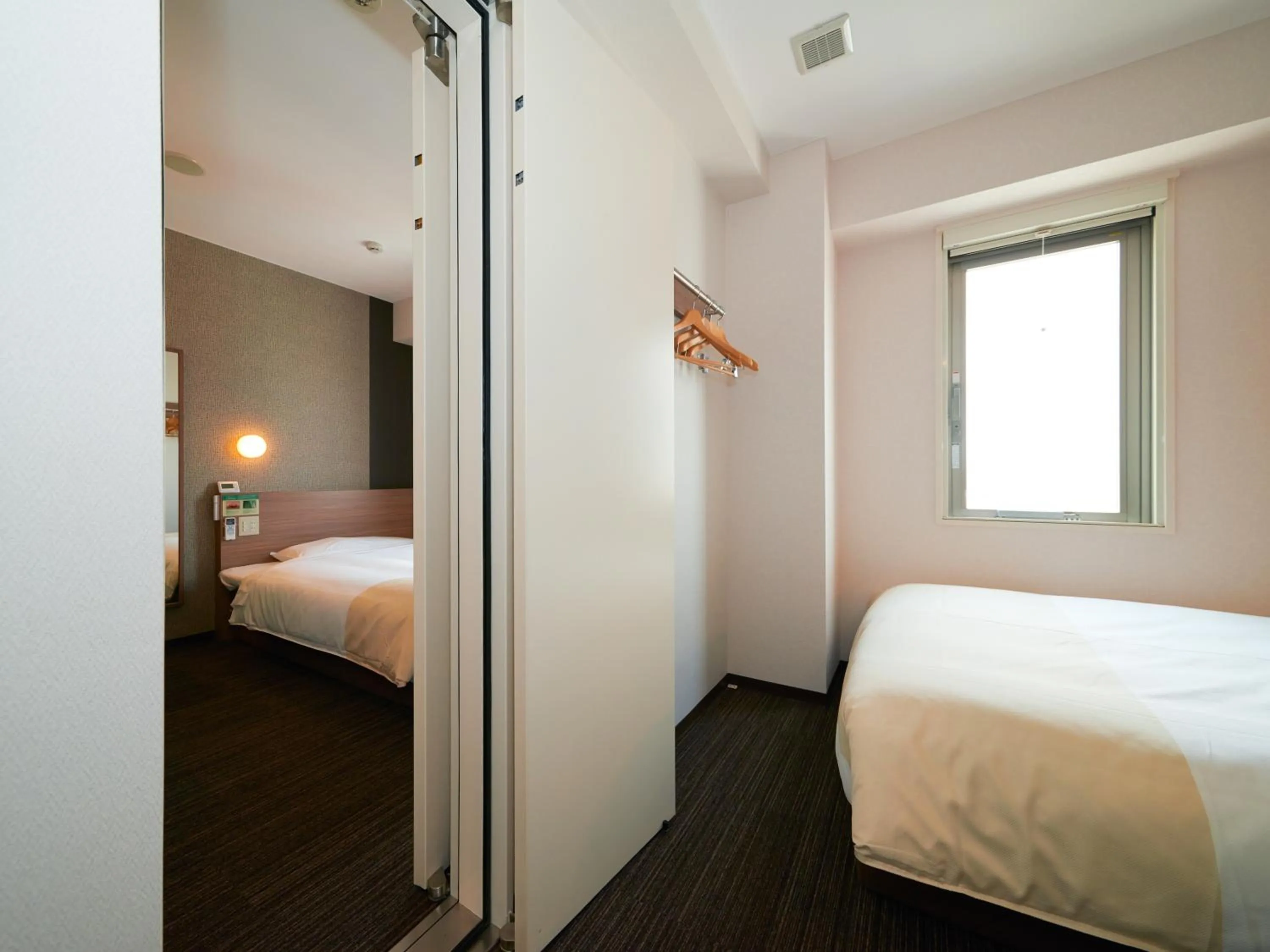 Photo of the whole room, Bed in Super Hotel Shinjuku Kabukicho