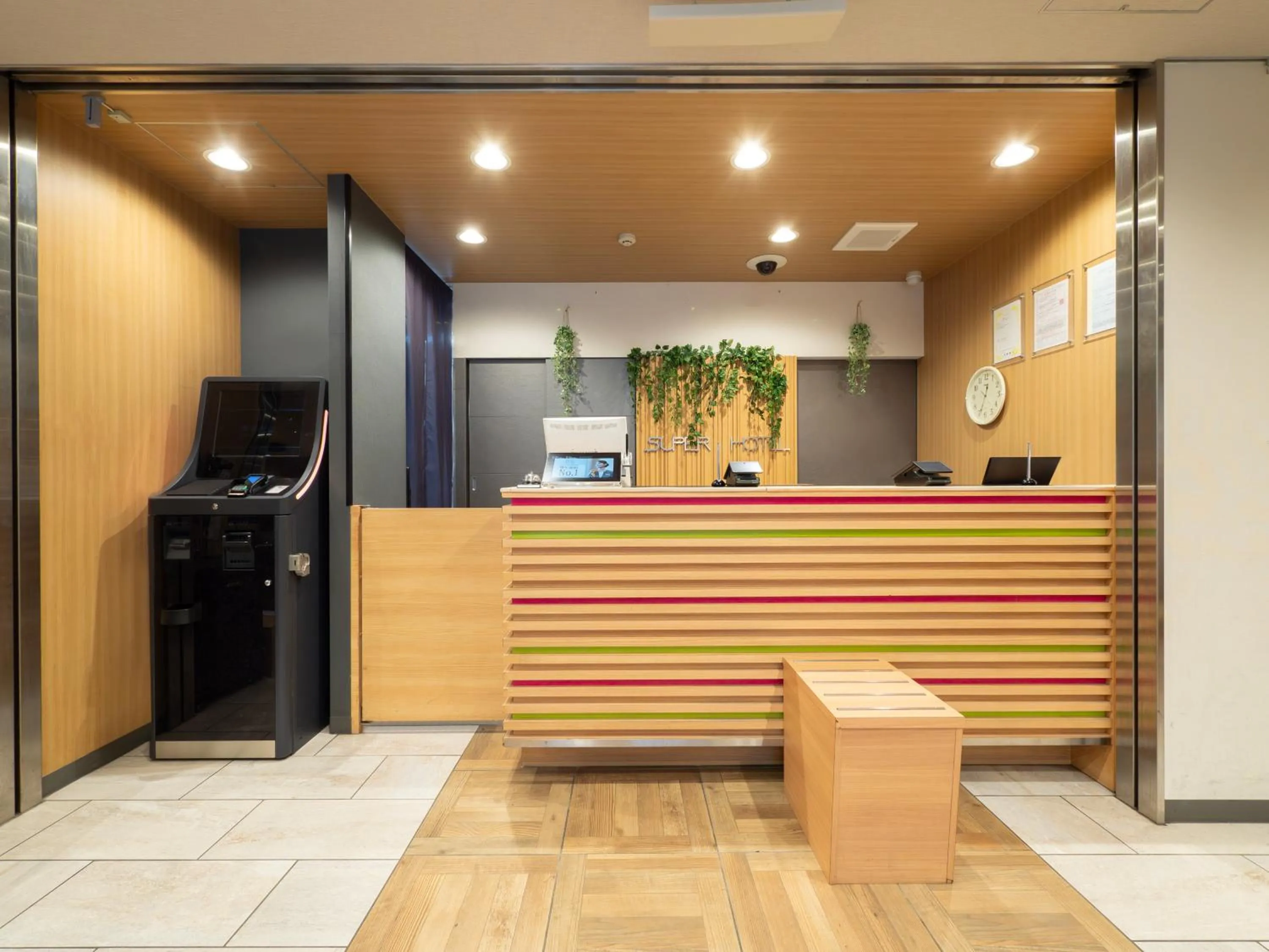 Lobby or reception in Super Hotel Shinjuku Kabukicho