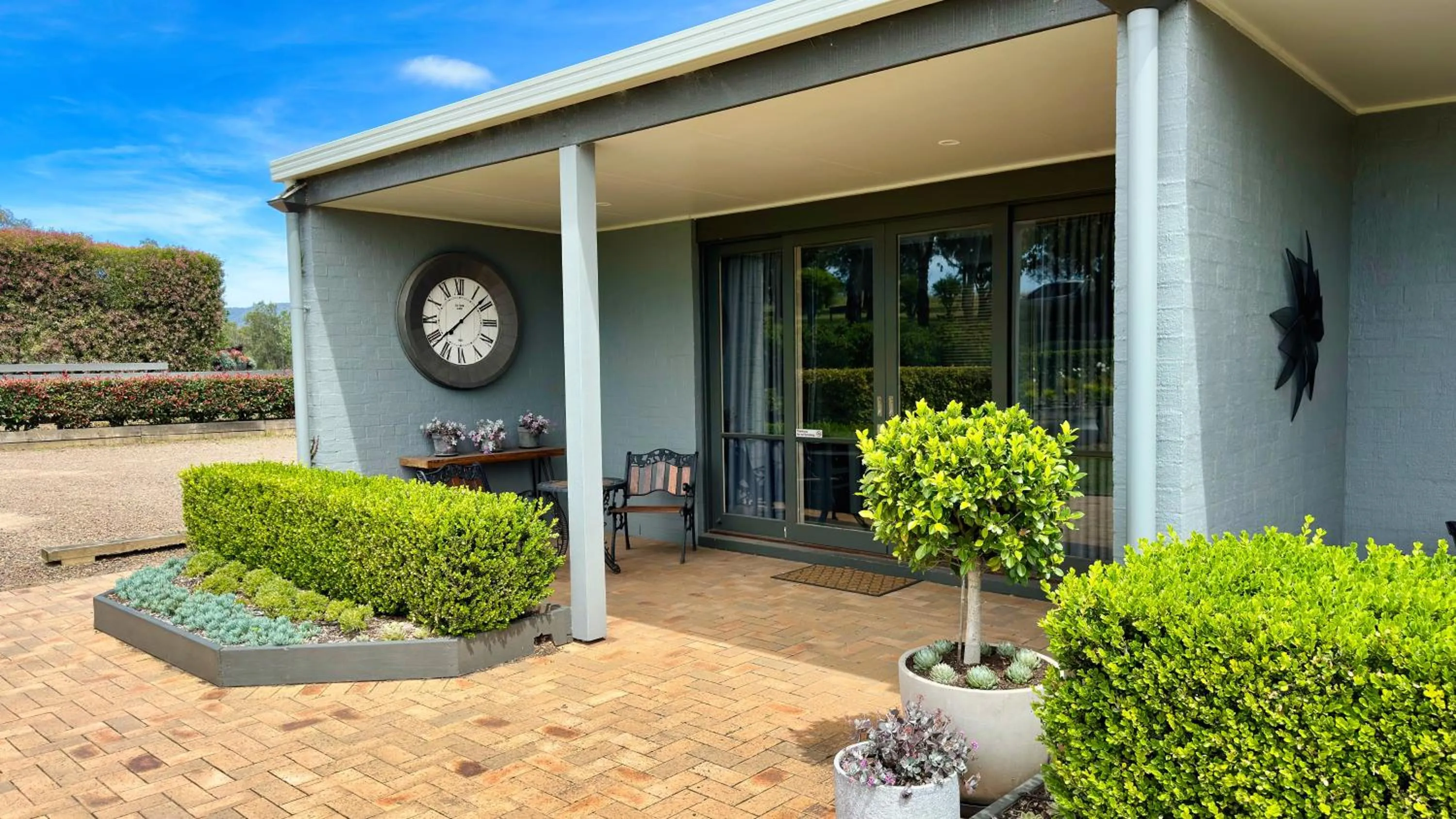 Patio in Grapevines Boutique Accommodation