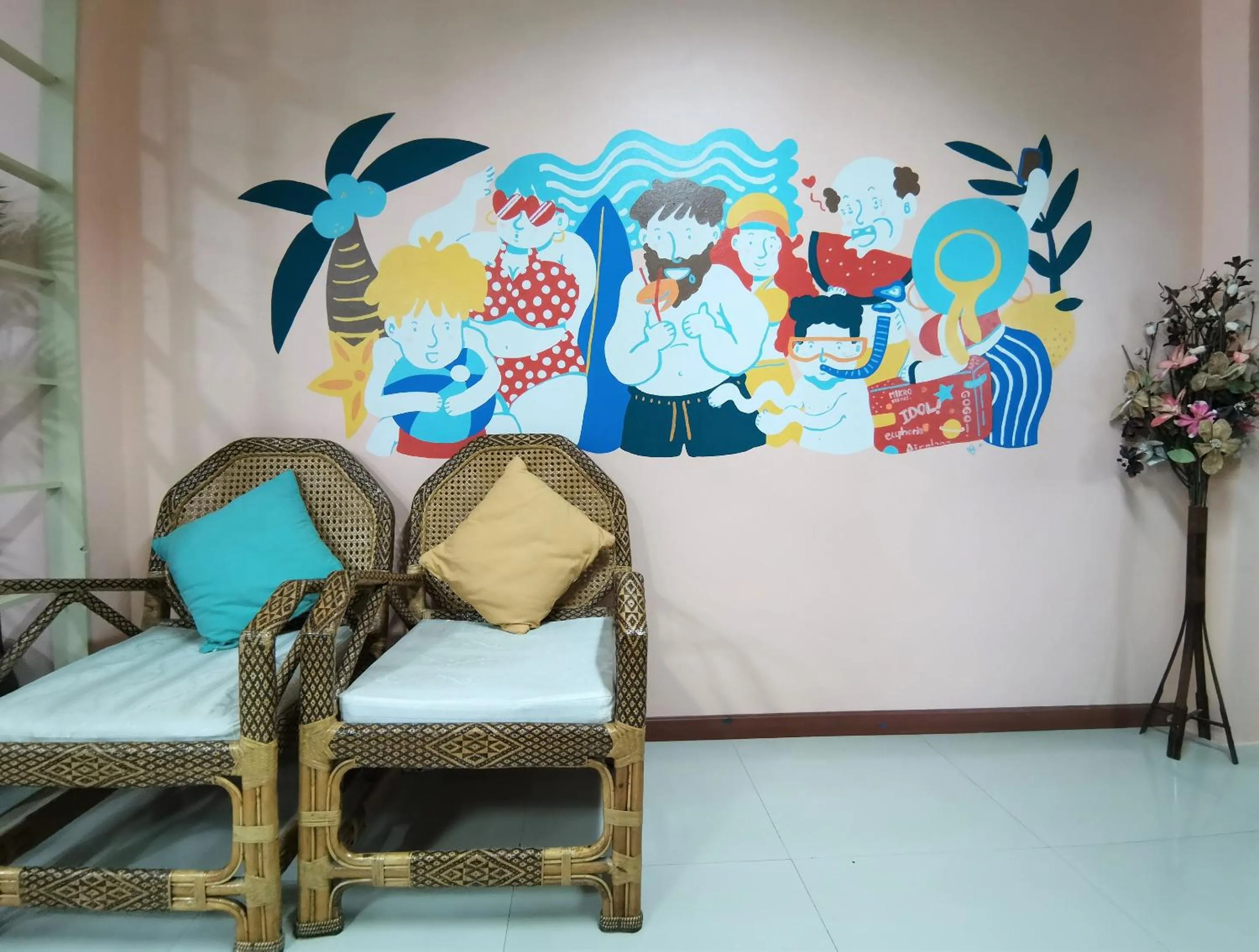 Living room in Kamala Beach Residence