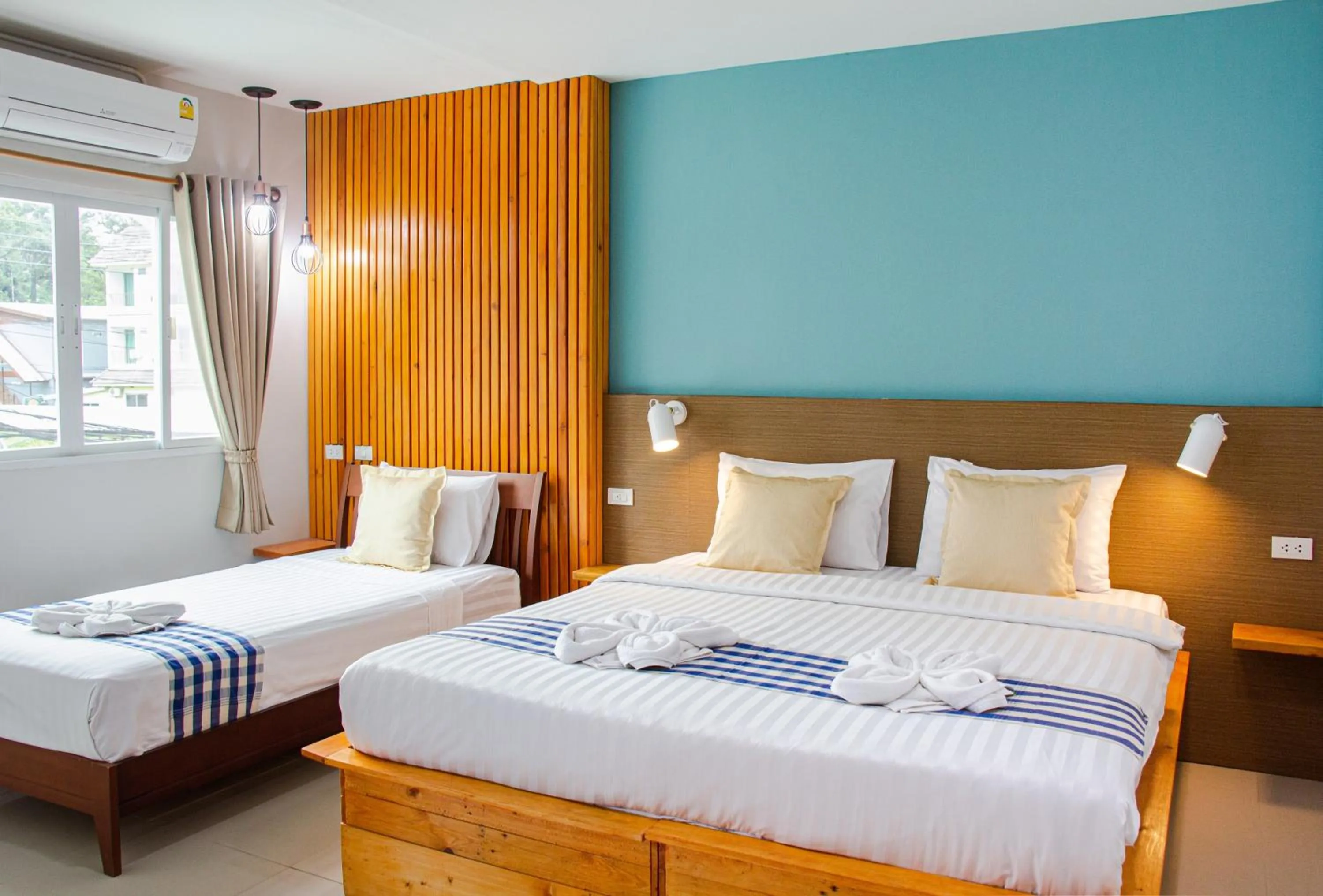 Bed in Kamala Beach Residence