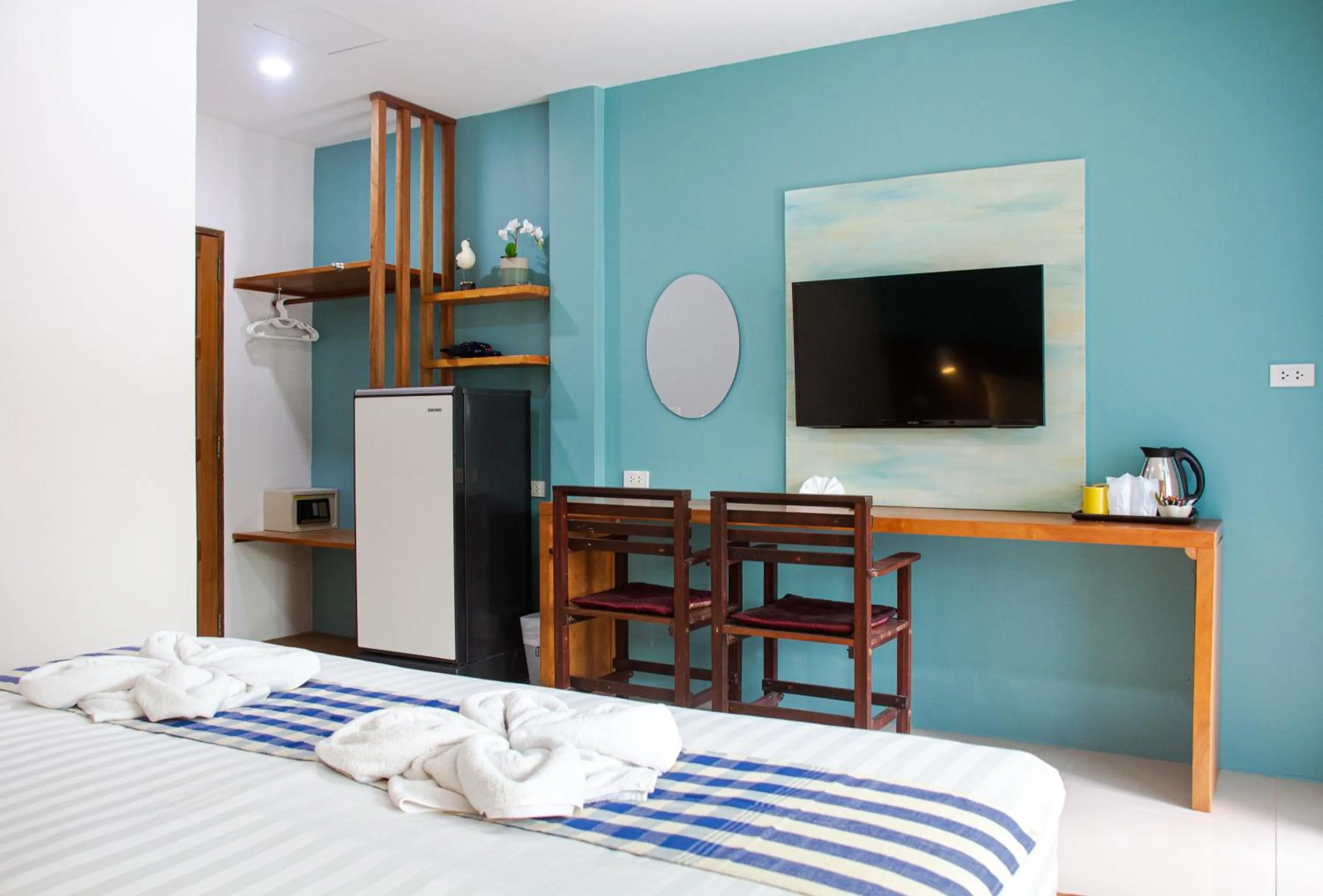 Bed in Kamala Beach Residence