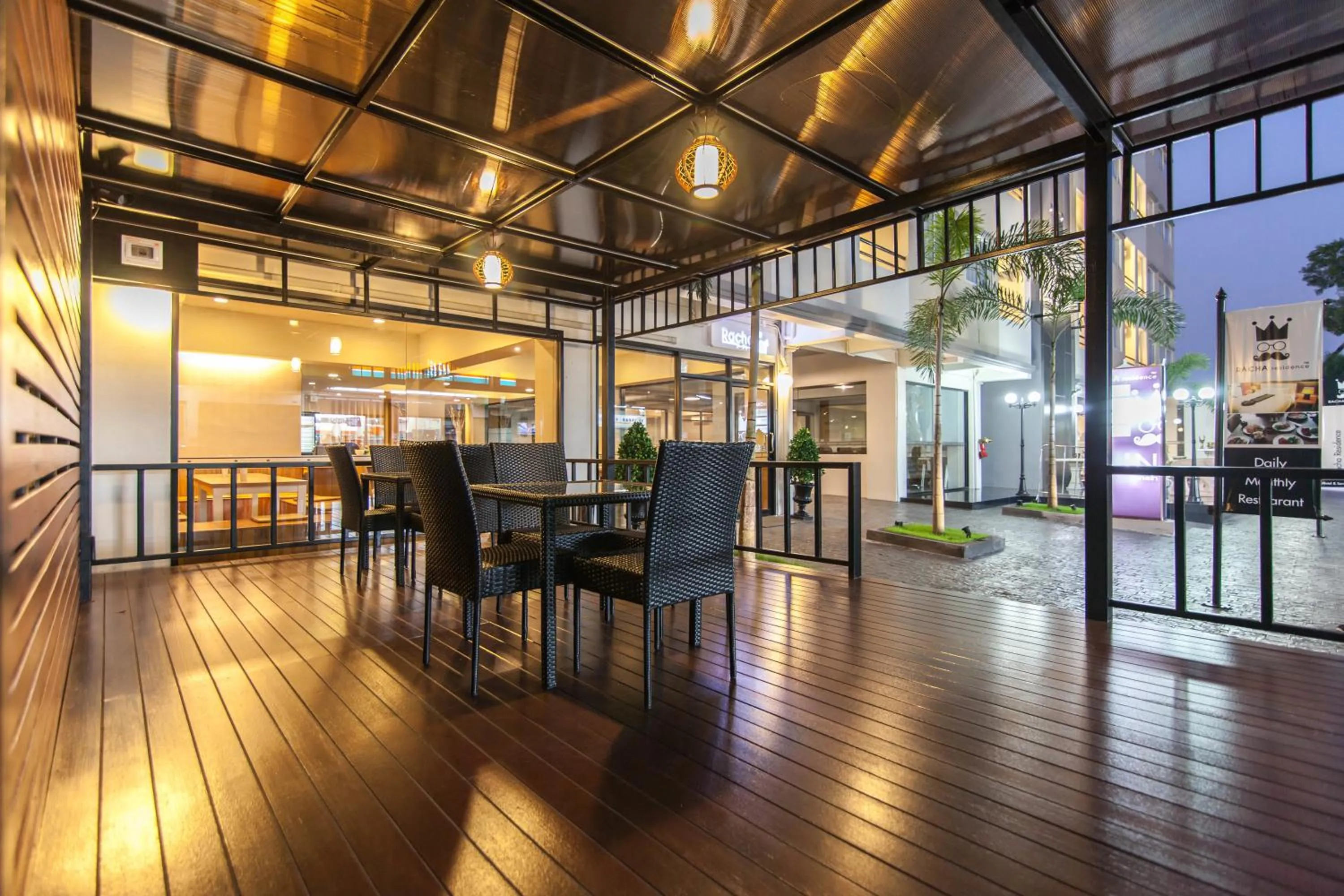 Dining area in Racha Residence
