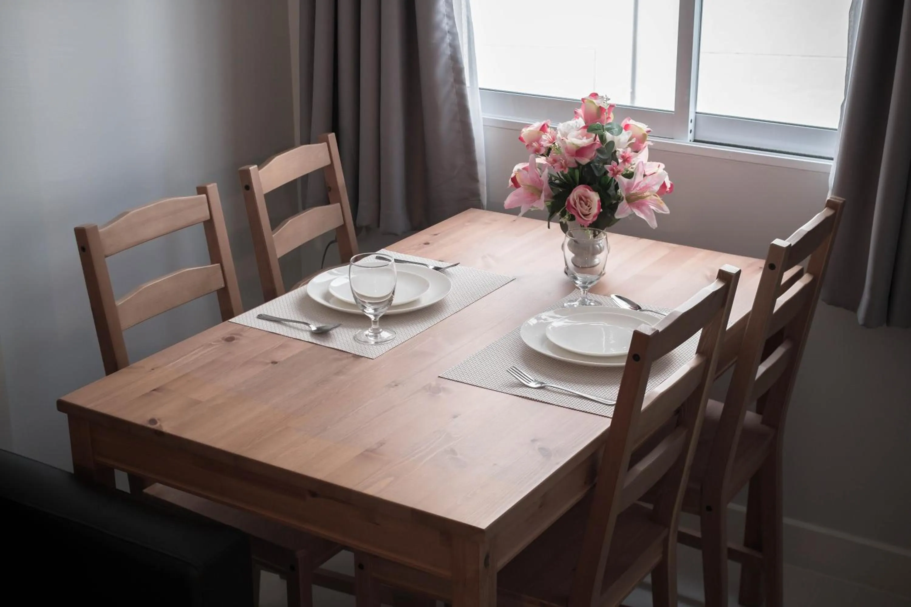 Dining area in Racha Residence