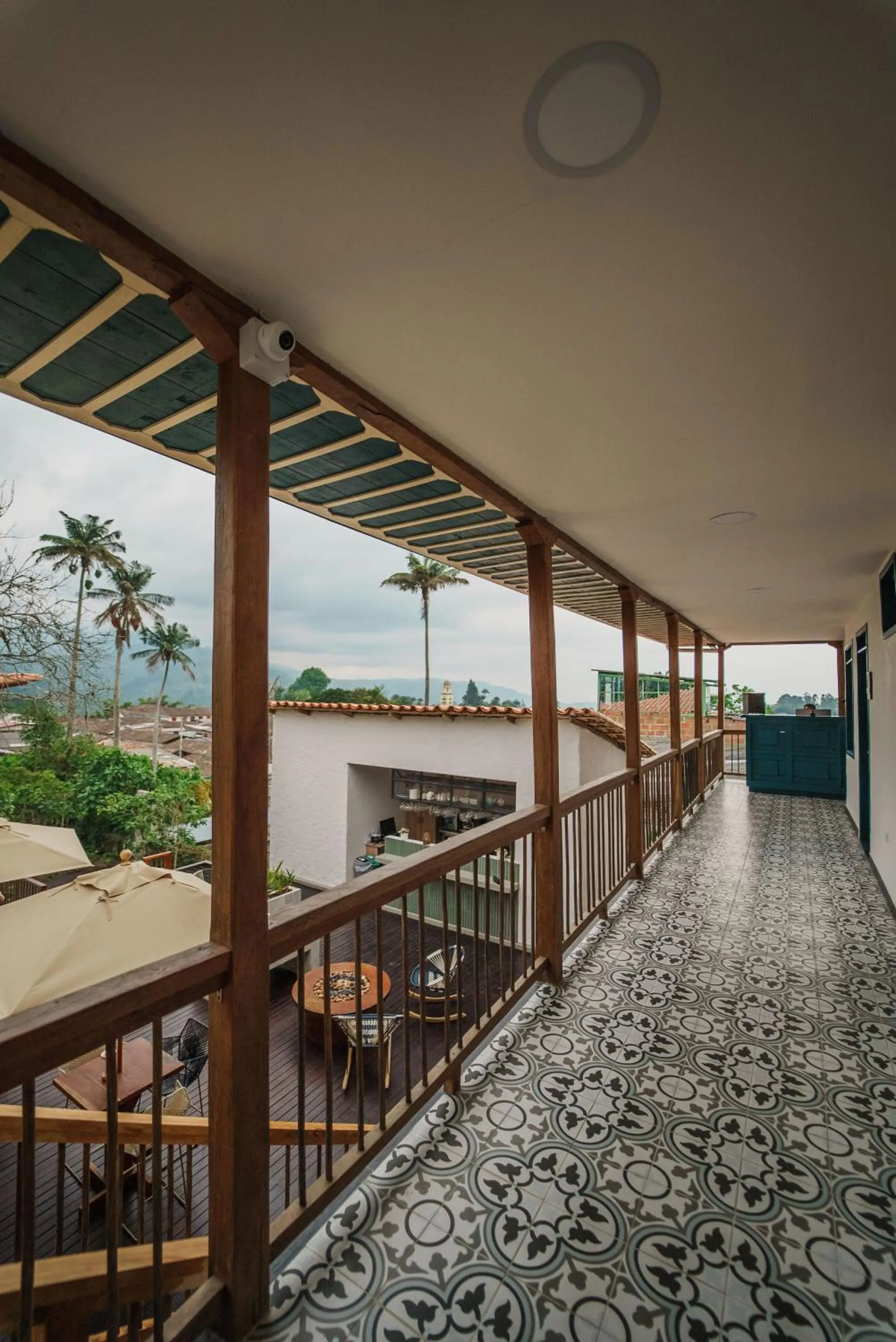 Inner courtyard view in Cocli Hotel Boutique Salento