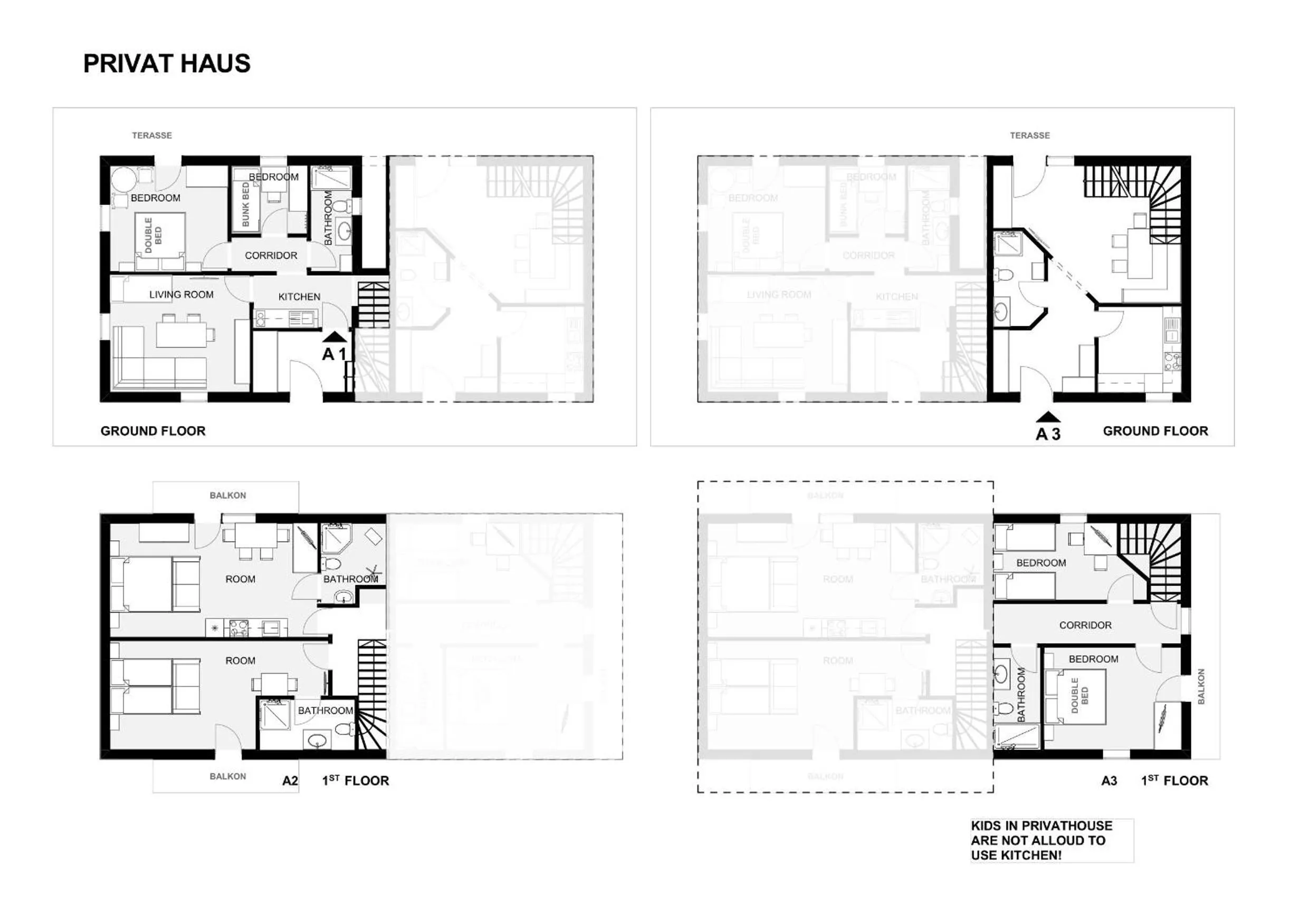 Floor plan in Gasthof Pesbichl