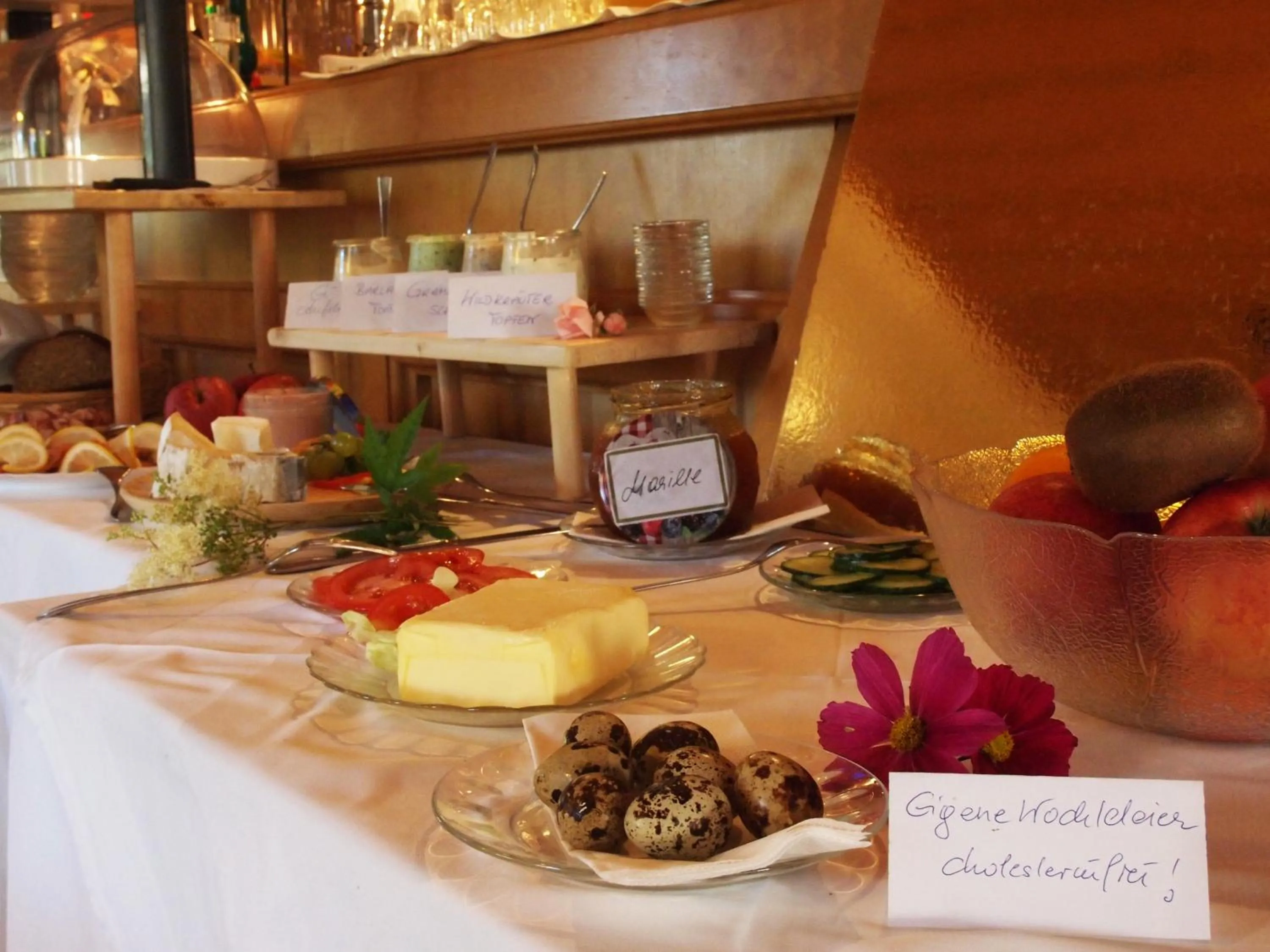 Food and drinks in Gasthof Pesbichl