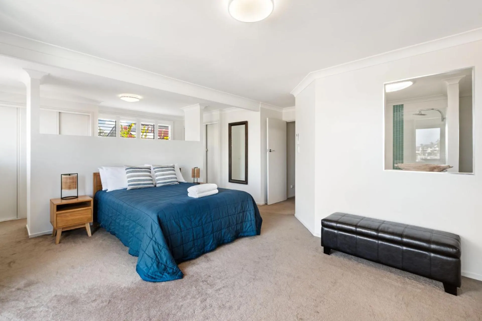 Bed in 4 bedroom home on canal