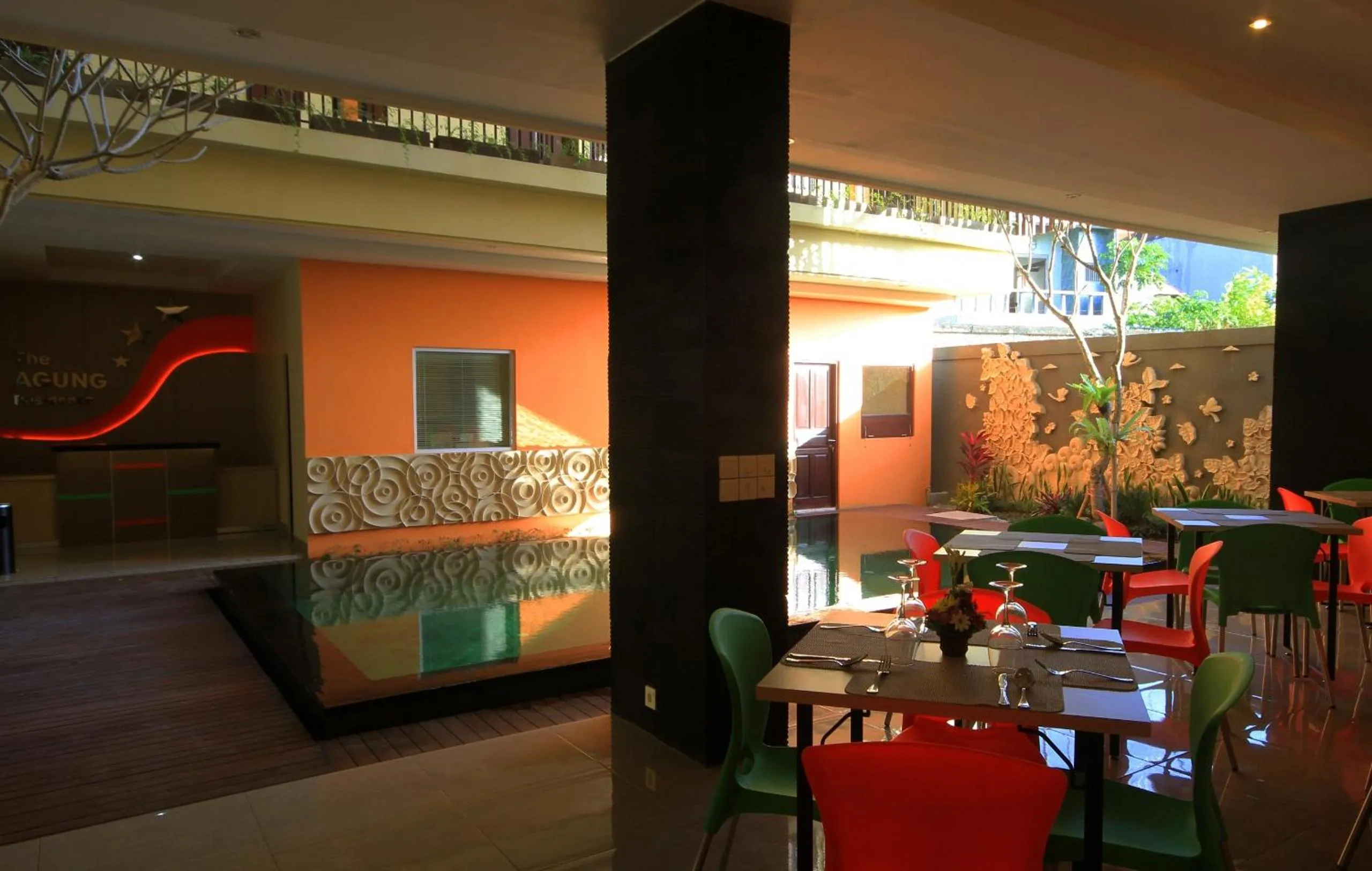 Restaurant/places to eat in The Agung Residence