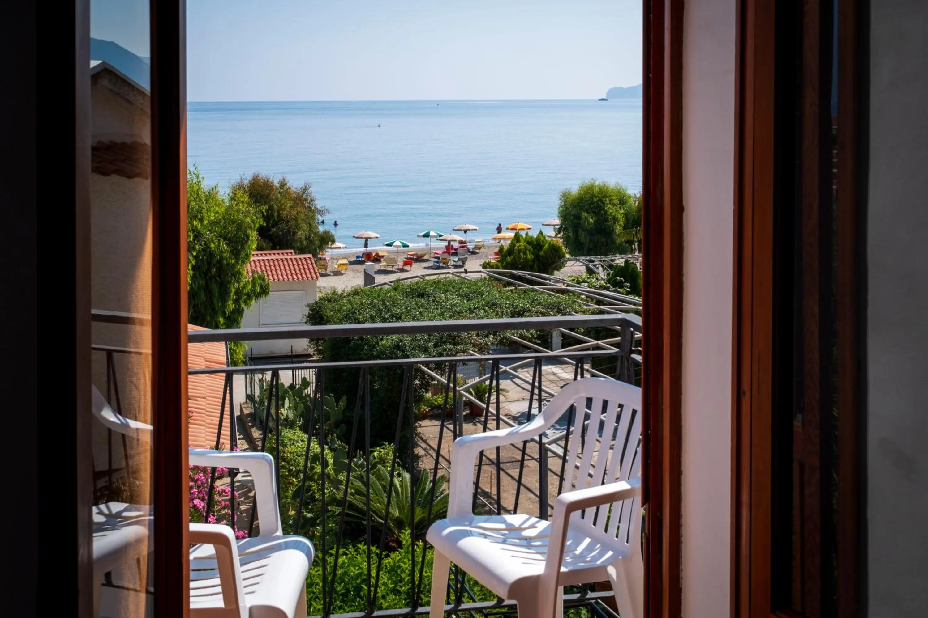 Balcony/Terrace in Testa di Monaco Natural Beach