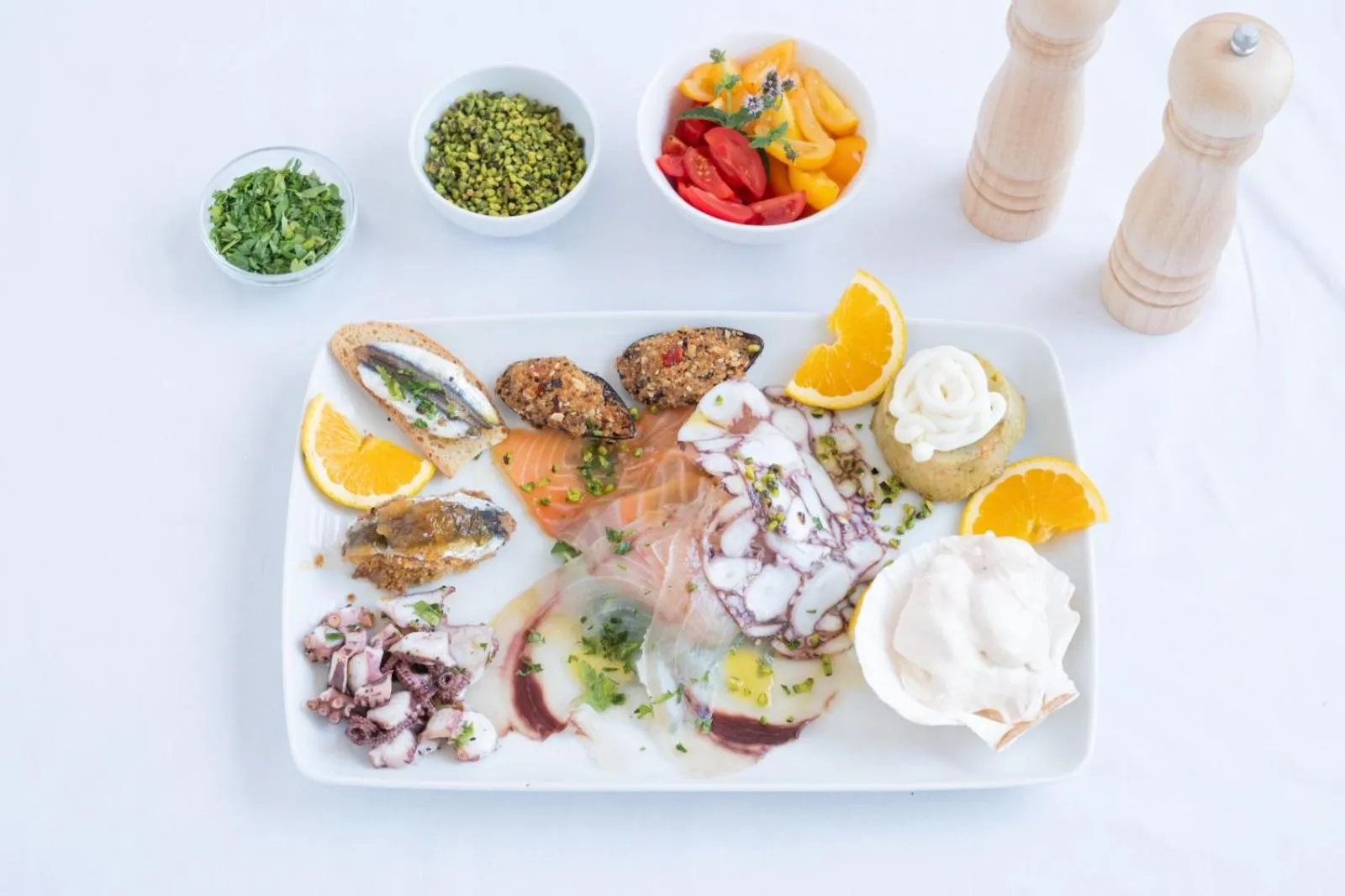 Restaurant/places to eat in Testa di Monaco Natural Beach