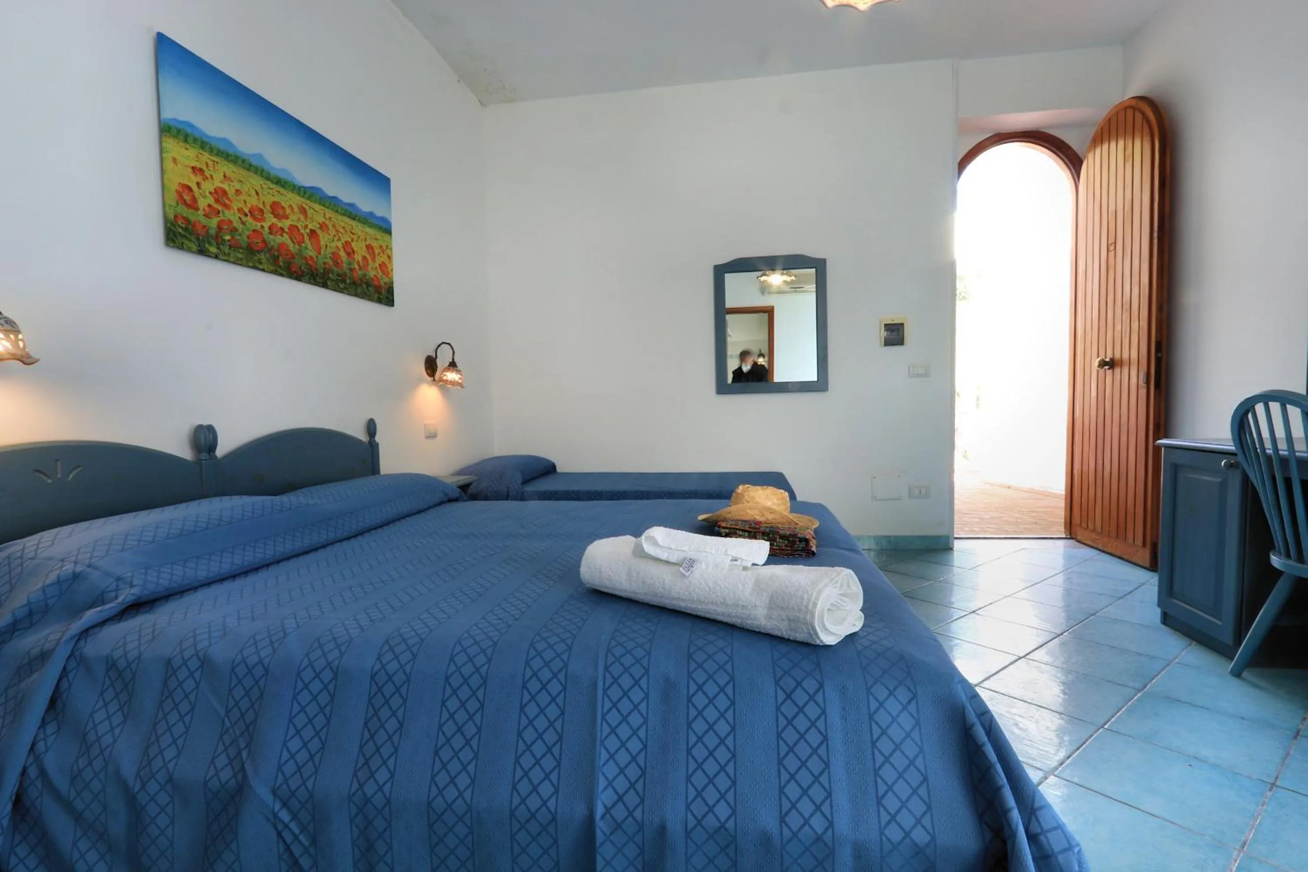 Bed in Testa di Monaco Natural Beach