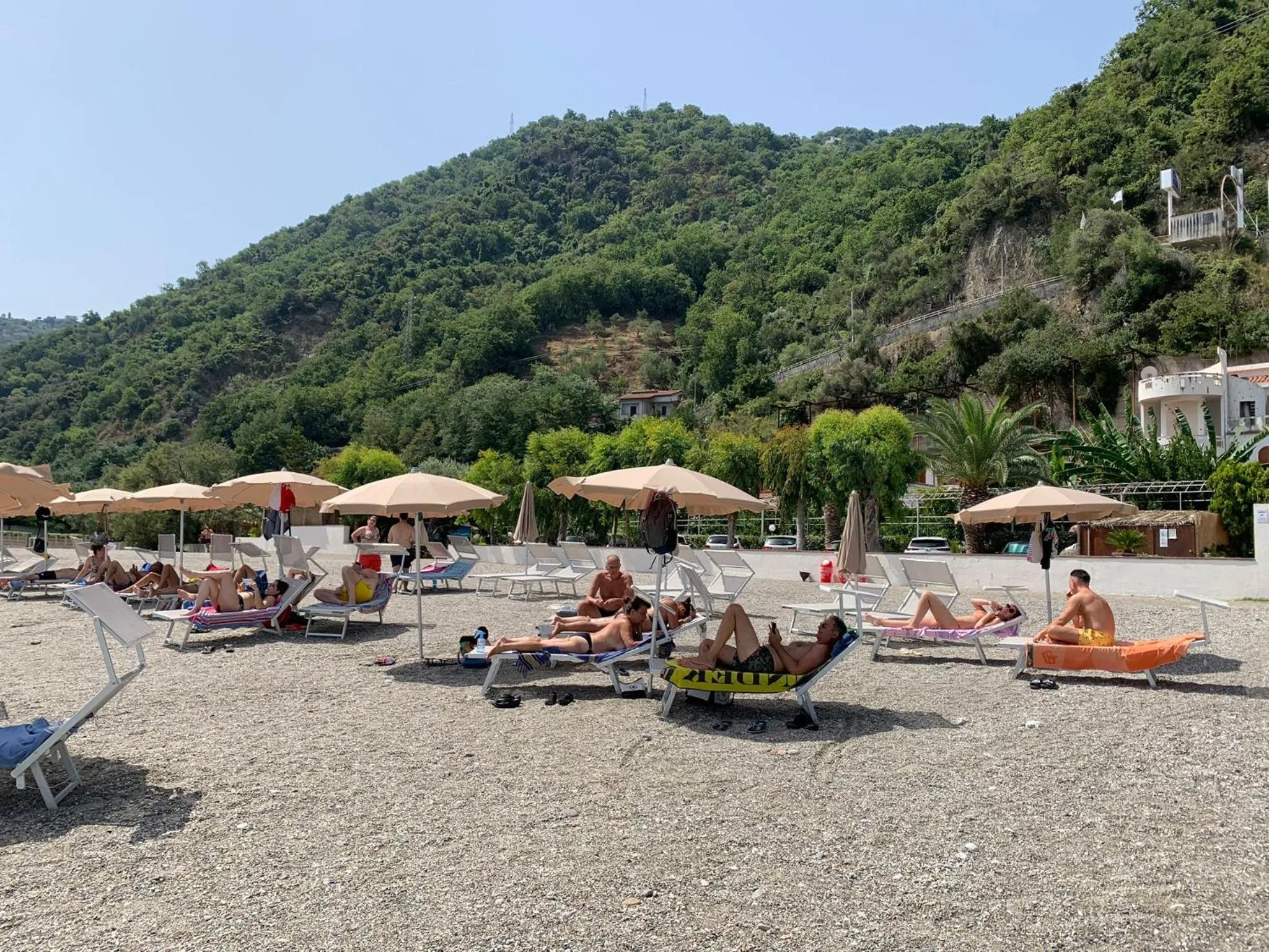 Beach in Testa di Monaco Natural Beach