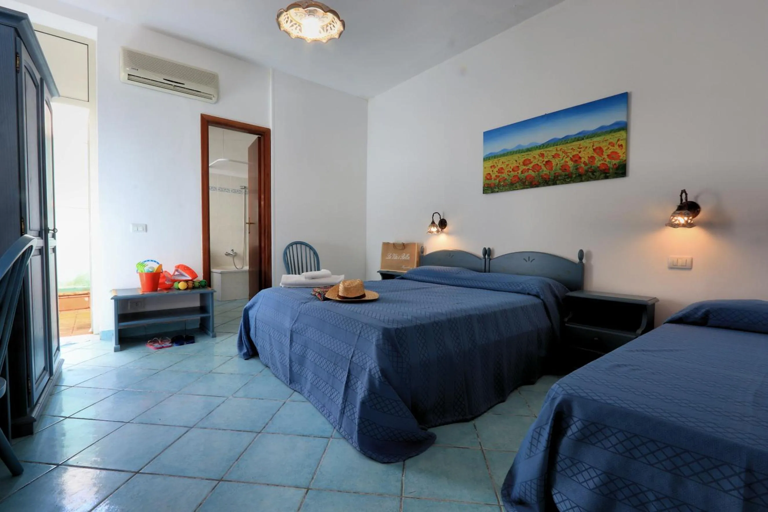 Bed in Testa di Monaco Natural Beach