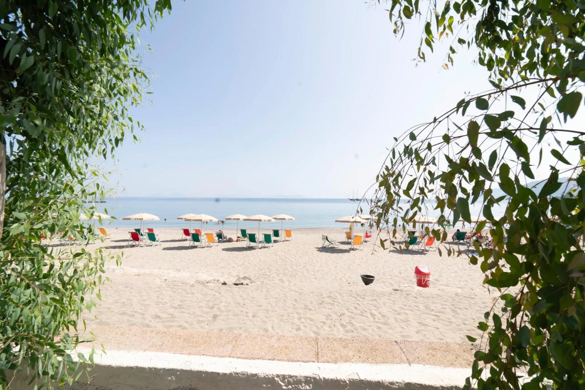 Beach in Testa di Monaco Natural Beach