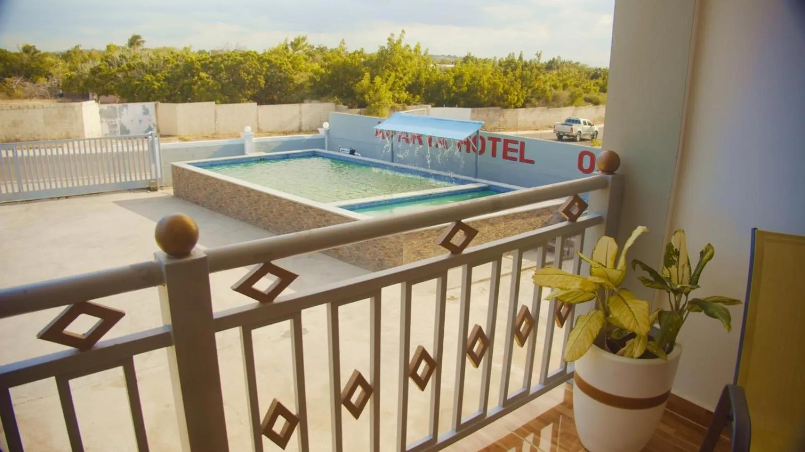 Pool view in Hotel Vista al Morro
