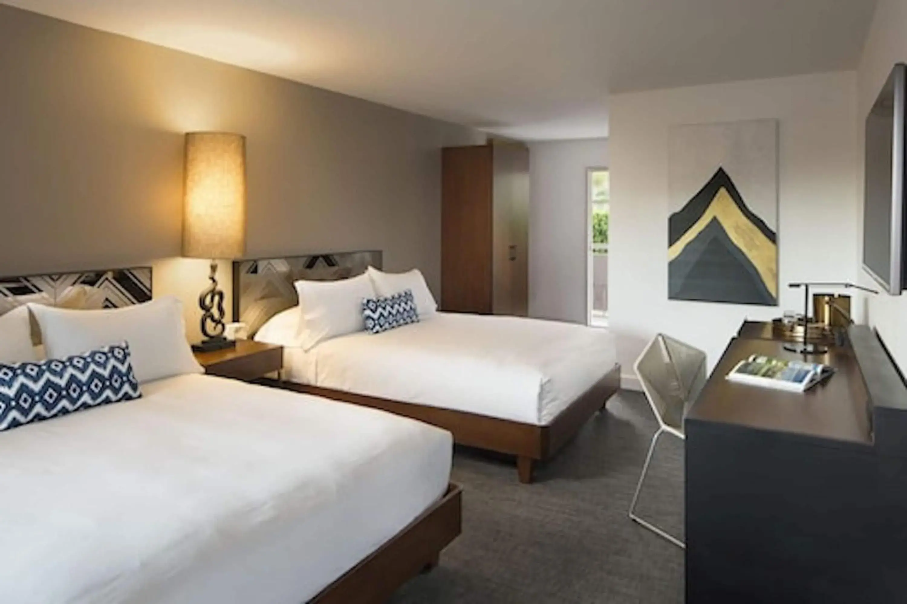 Queen Room with Two Queen Beds - Non-Smoking in V Capri Palm Springs, a Dolce by Wyndham Queen Room with Two Queen Beds - Non-Smoking in V Capri Palm Springs, a Dolce by Wyndham