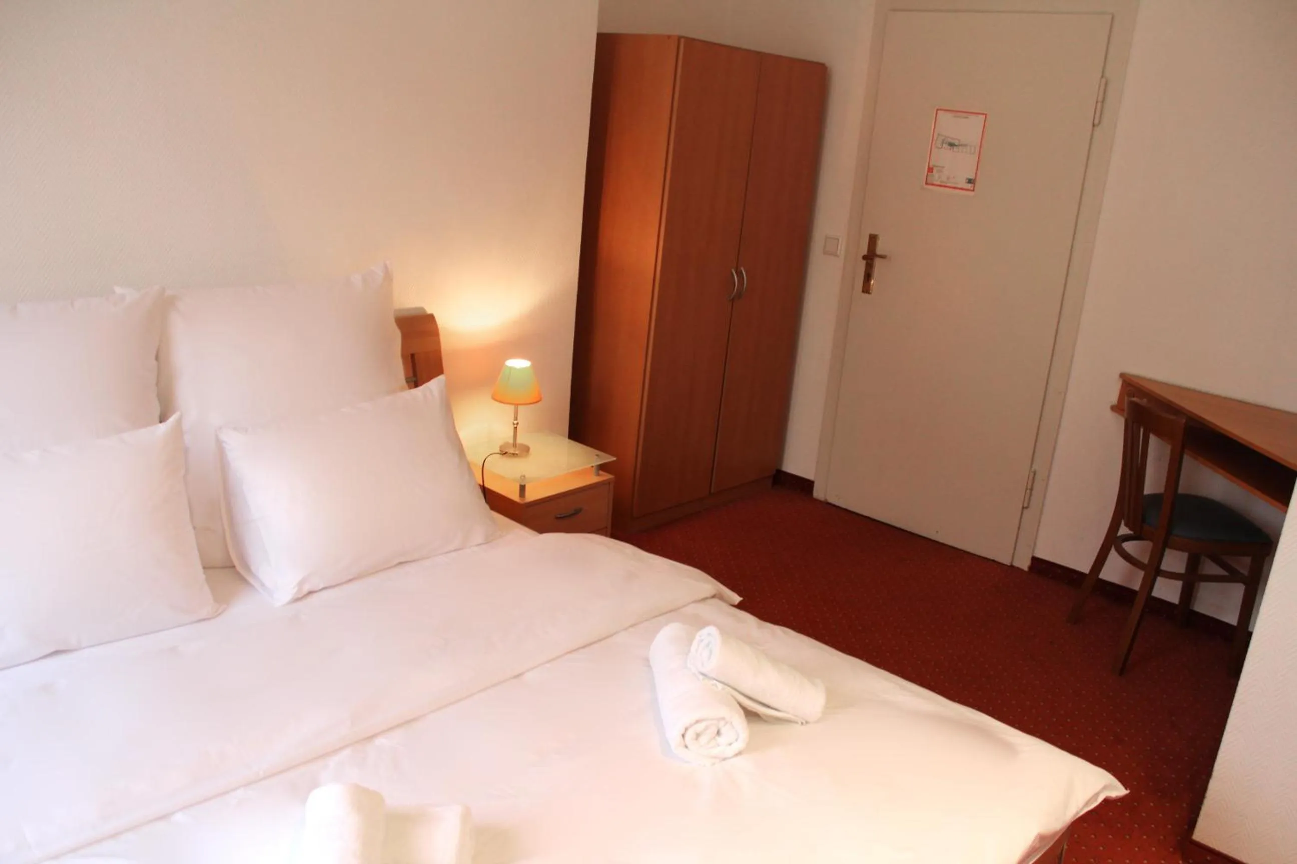 Bed in Hotel Mozart Bonn