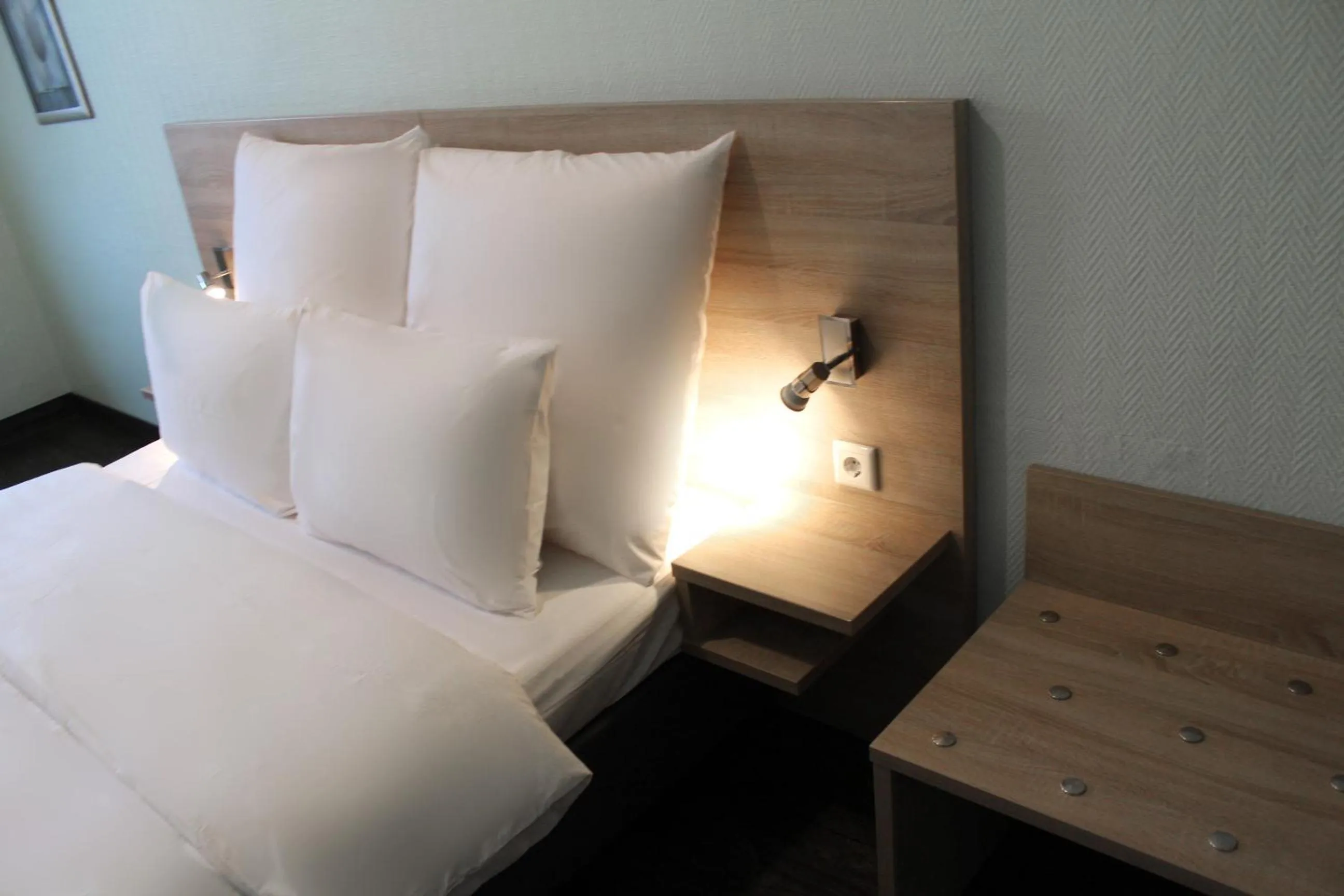 Bed in Hotel Mozart Bonn