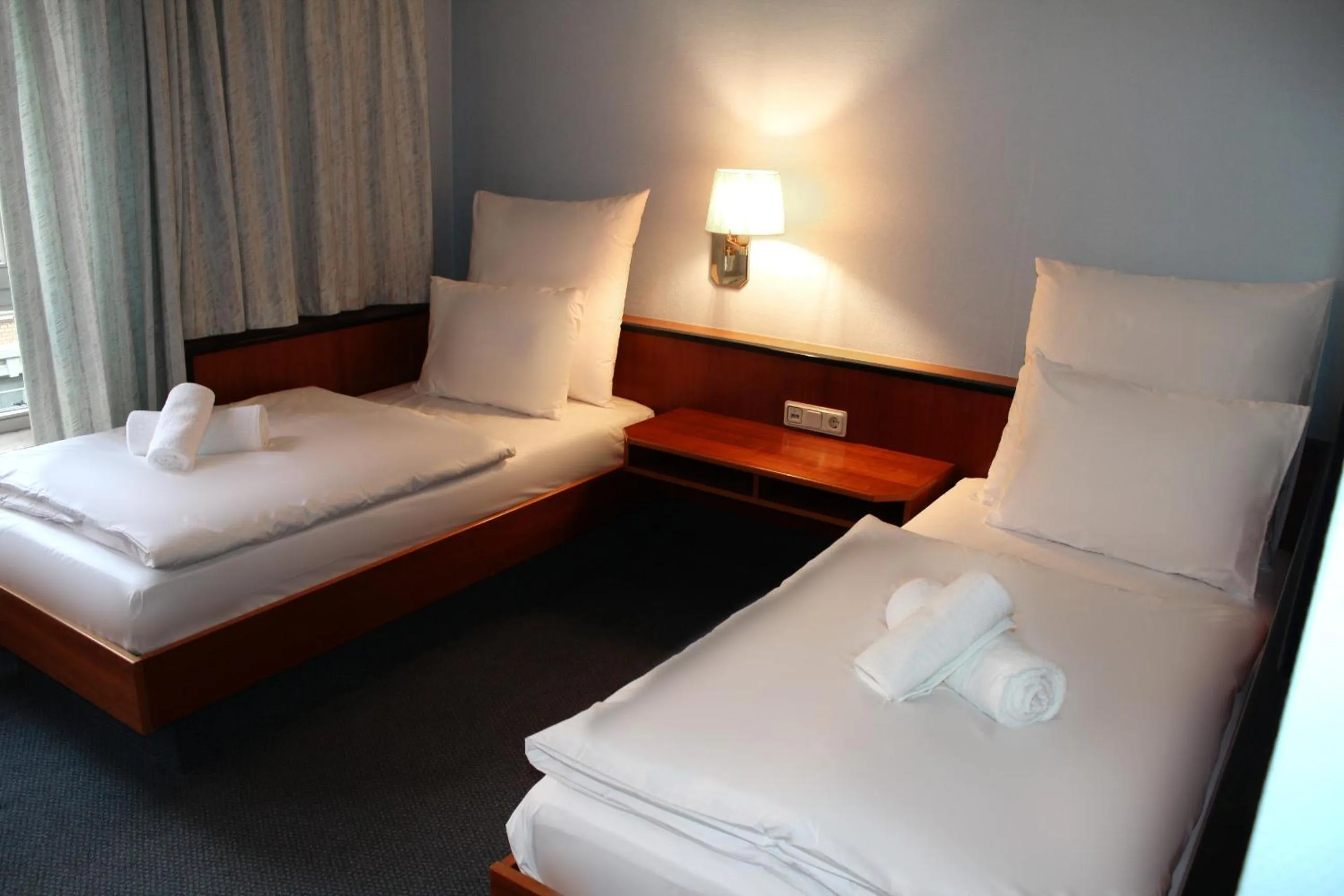 Bed in Hotel Mozart Bonn