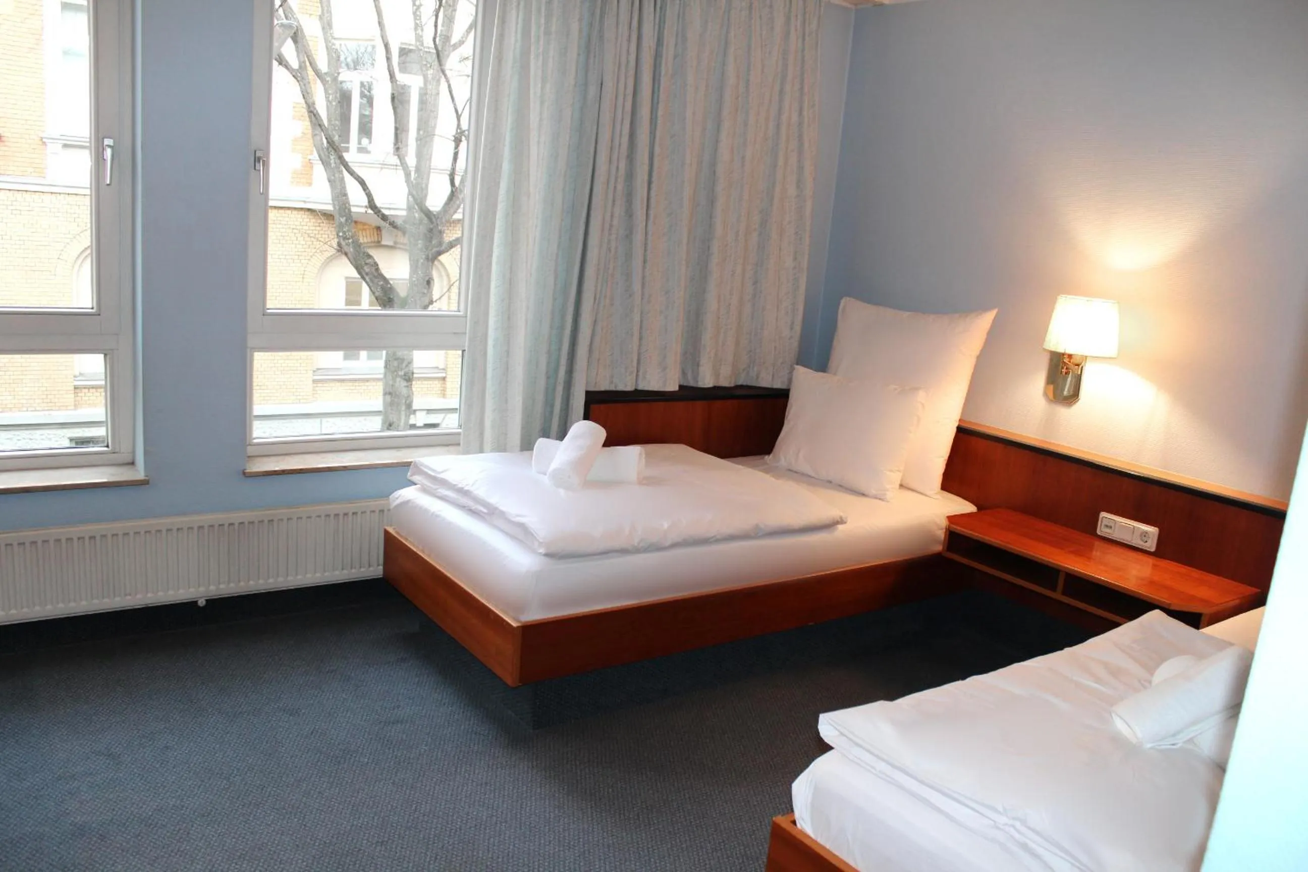Bed in Hotel Mozart Bonn